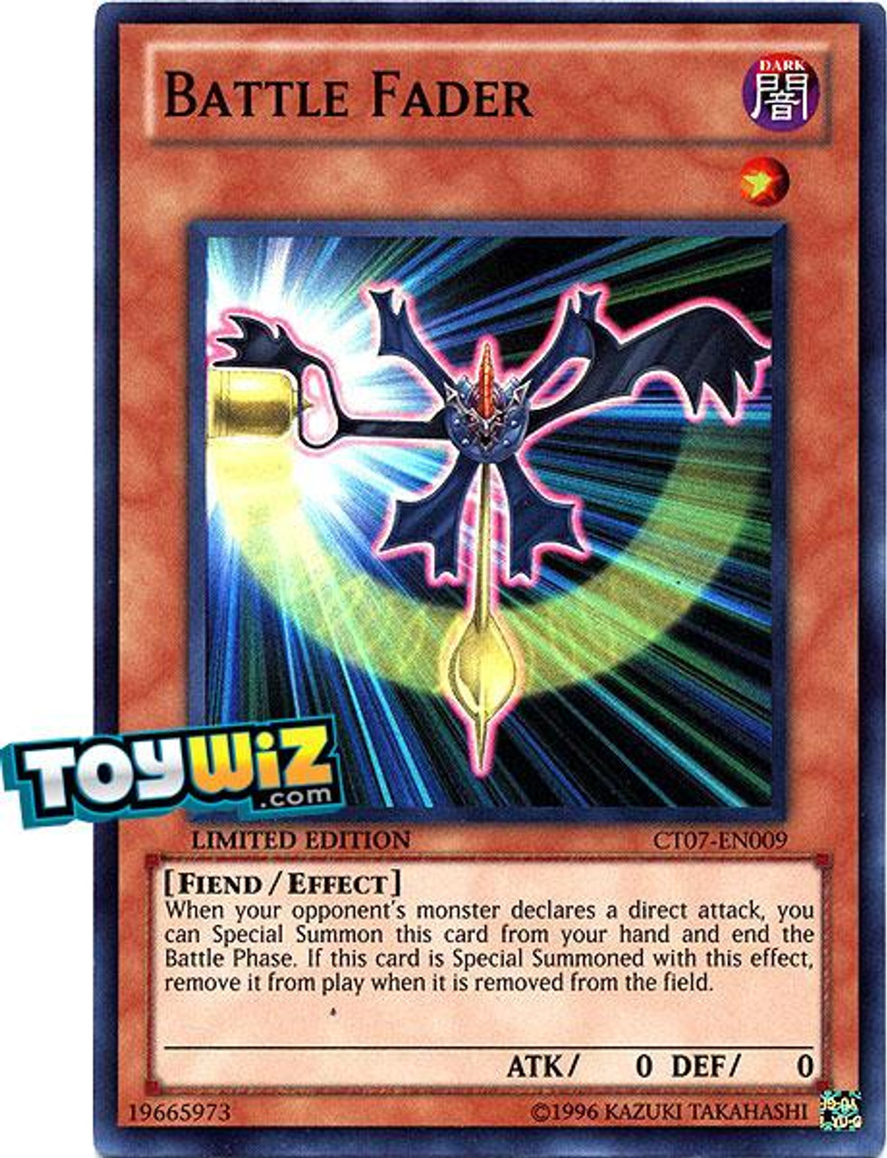 YuGiOh 5D's 2010 Collector Tin Super Rare Battle Fader CT07-EN009