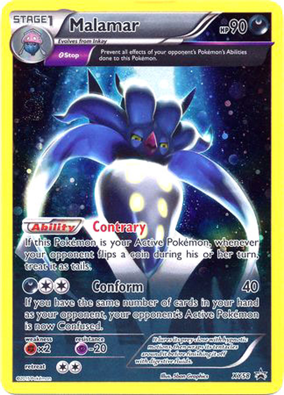 Pokemon X Y Promo Single Card Rare Holo Malamar XY58 - ToyWiz