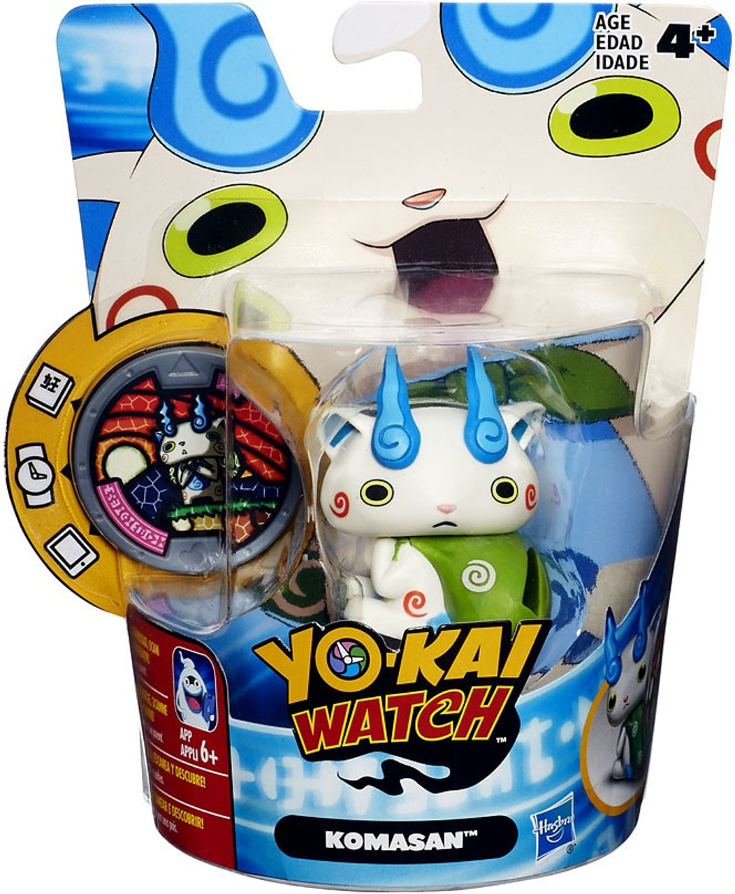 Yo Kai Watch Medal Moments Komasan Mini Figure Hasbro Toys