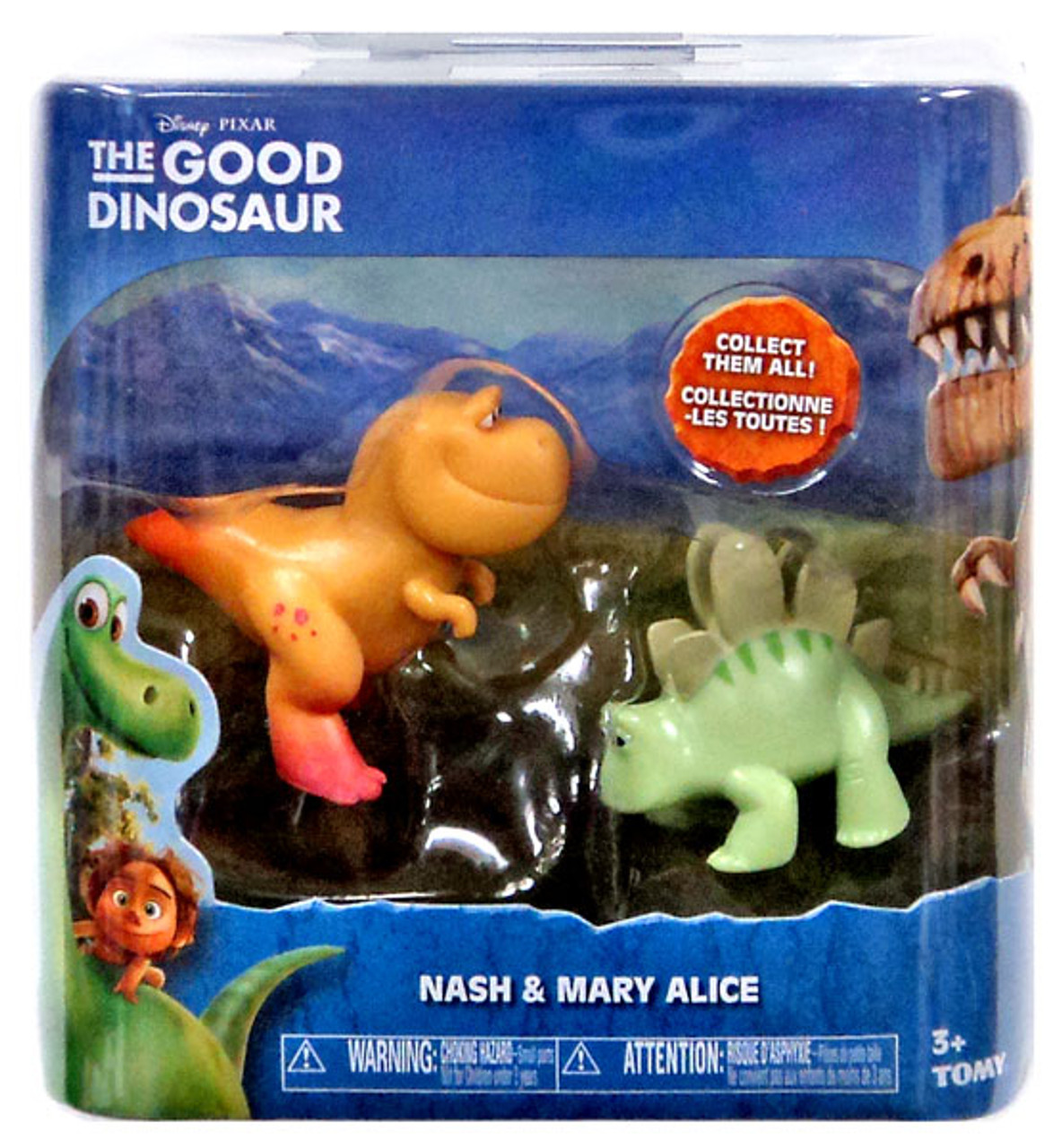 Disney The Good Dinosaur Nash Mary Alice Mini Figure 2Pack TOMY ToyWiz