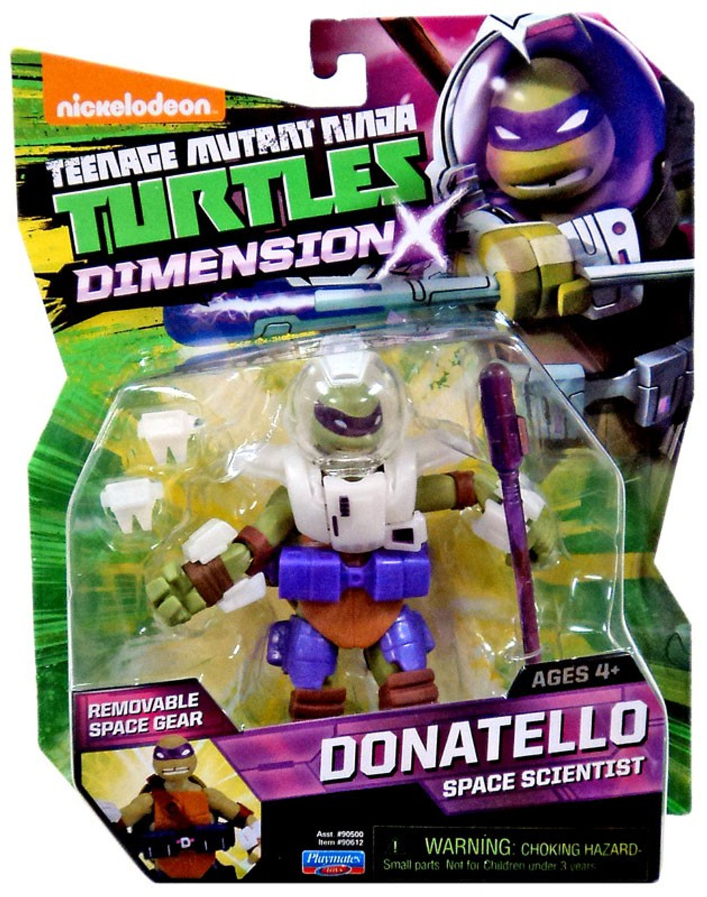 Teenage Mutant Ninja Turtles Nickelodeon Dimension X Donatello 5 Action Figure Space Scientist 8627