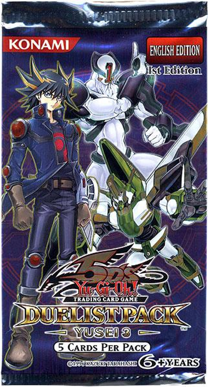 YuGiOh Duelist Pack Yusei 3 Booster Pack