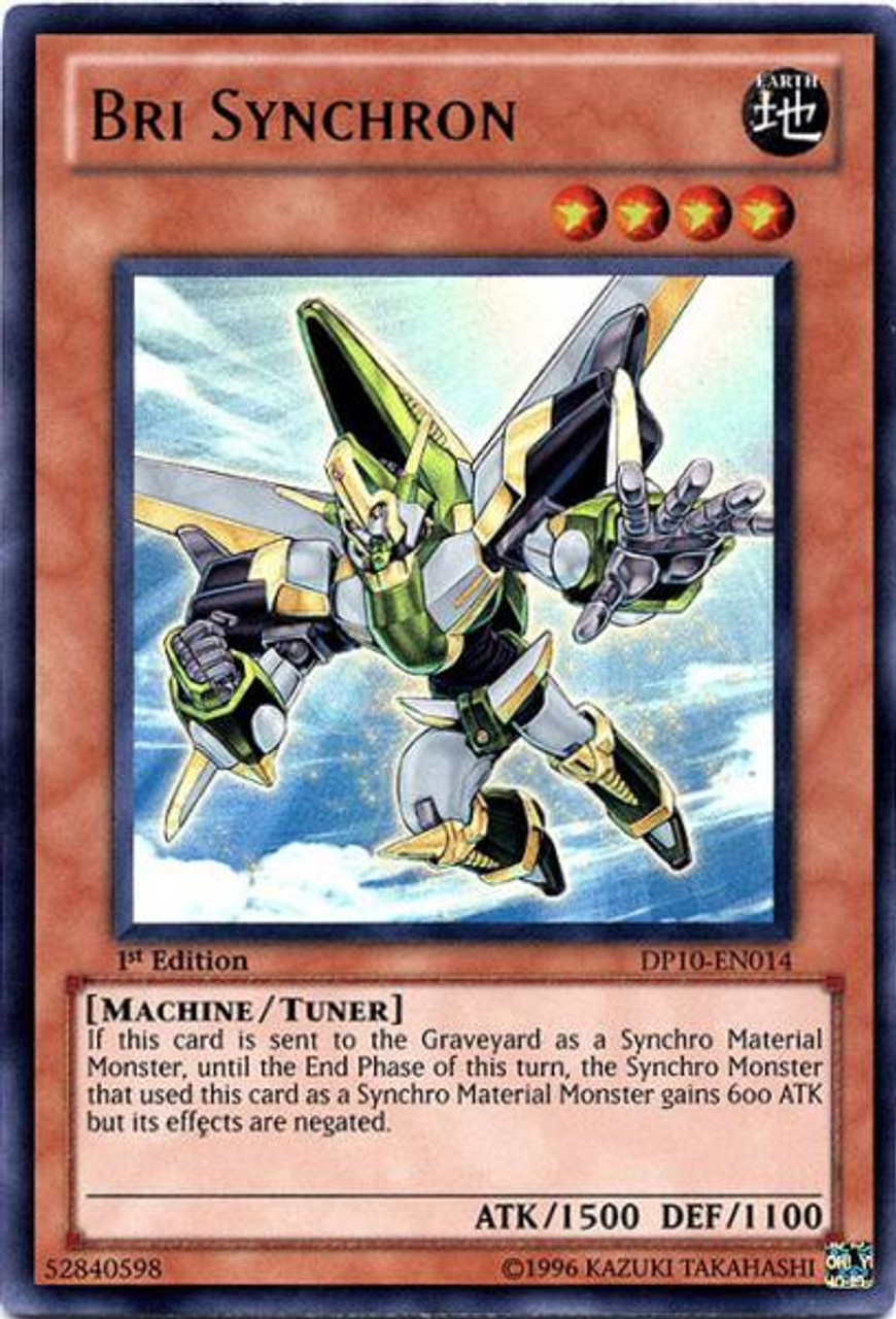 YuGiOh 5D's Duelist Pack Yusei Fudo 3 Ultra Rare Bri Synchron DP10-EN014