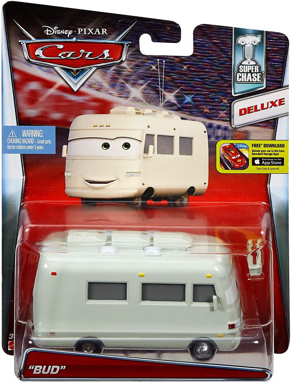 Disney Pixar Cars Super Chase Bud 155 Diecast Car Deluxe ...