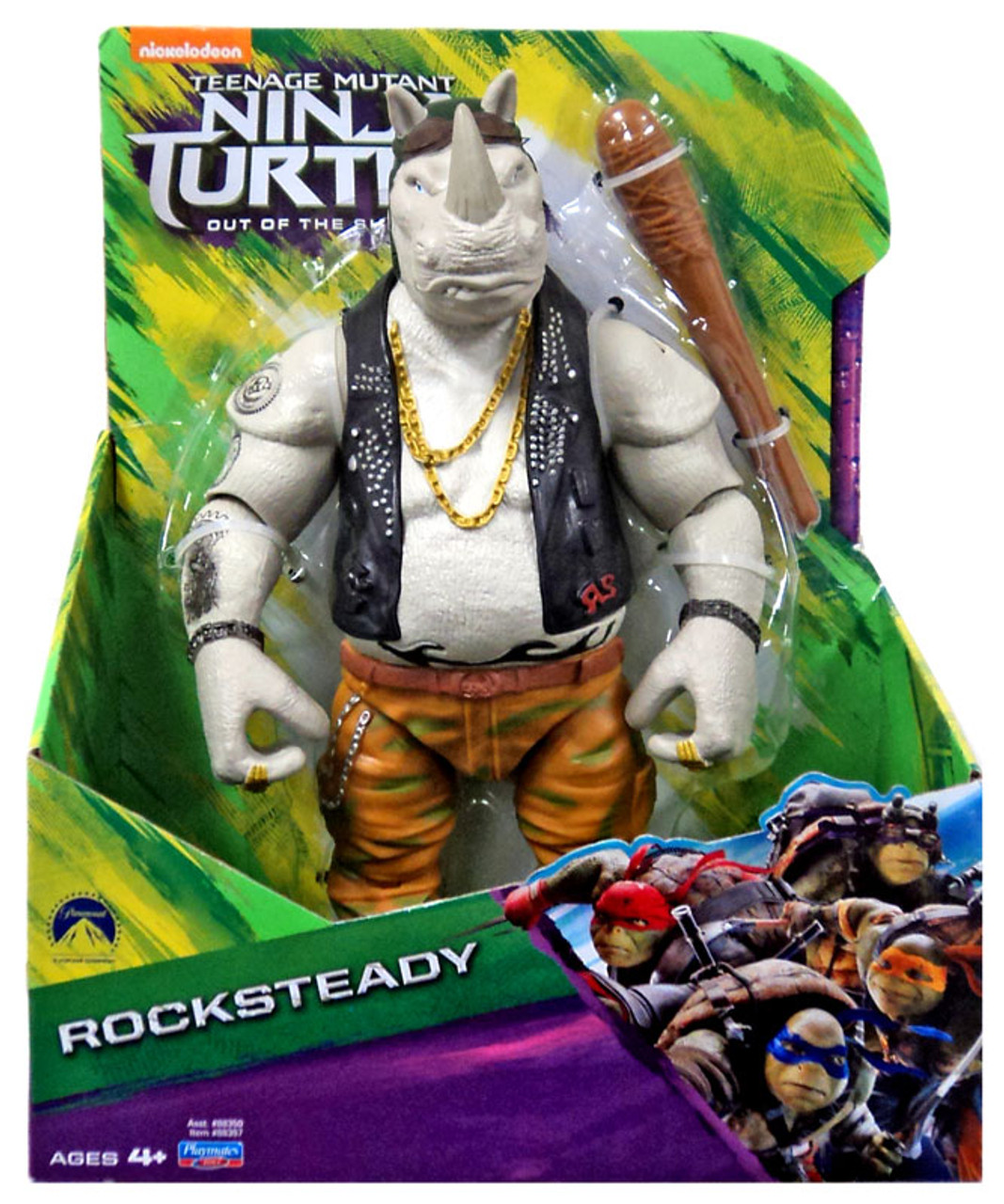Teenage Mutant Ninja Turtles Out Of The Shadows Rocksteady 11 Action Figure 11 Inch Playmates 6438