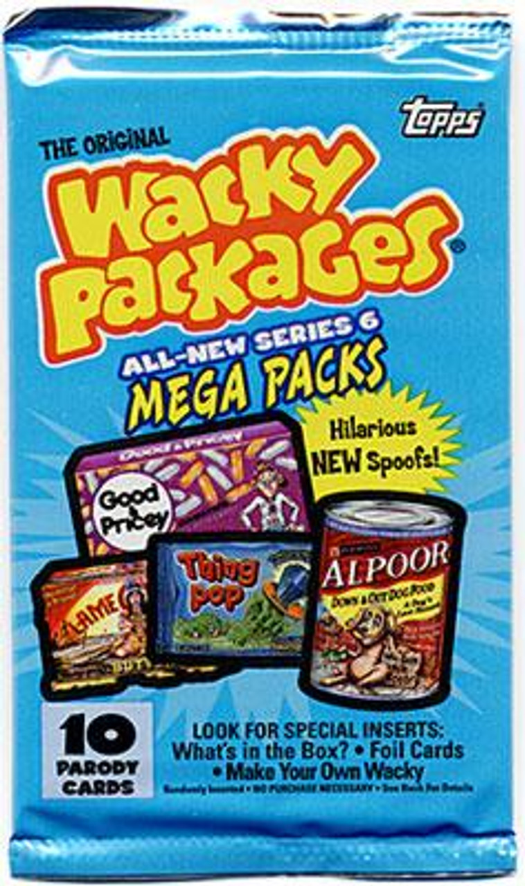 Wacky Packages Series 6 Trading Card Sticker Pack