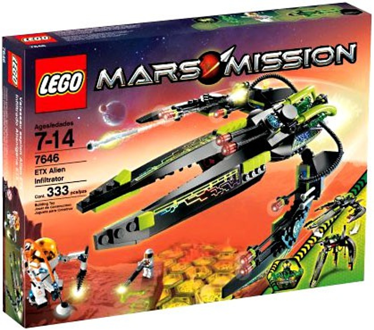 LEGO Mars Mission ETX Alien Infiltrator Set #7646
