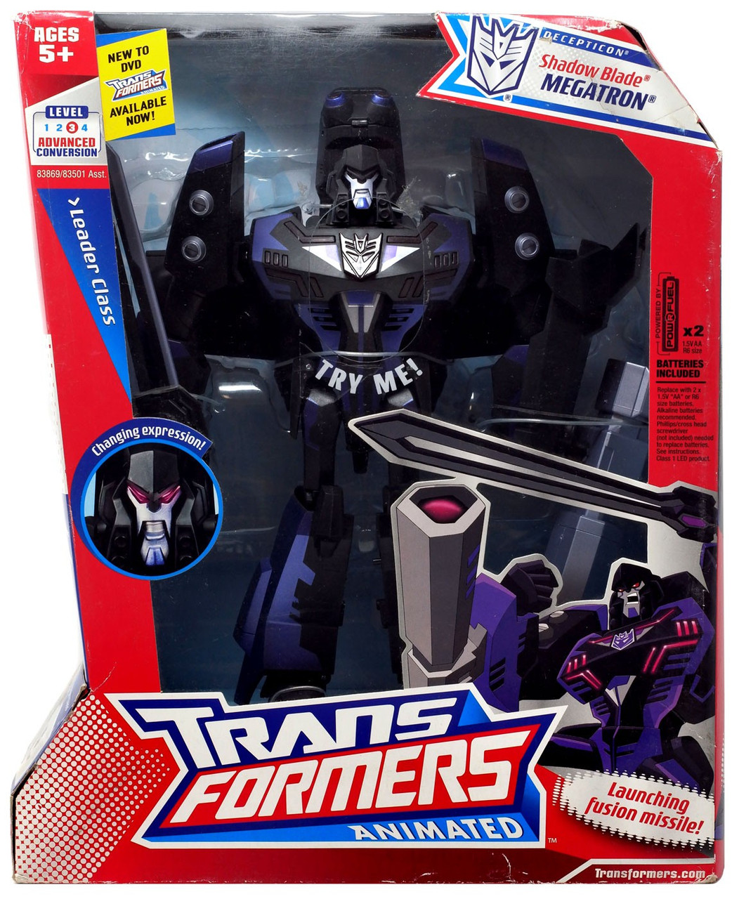 Transformers Animated Leader Shadow Blade Megatron Leader Action Figure