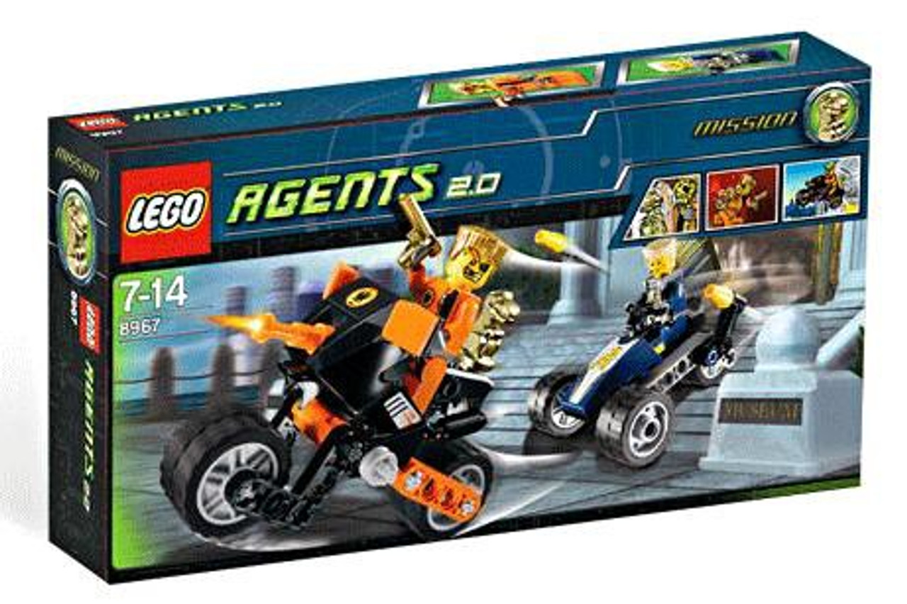 LEGO Agents Gold Tooth's Getaway Set #8967