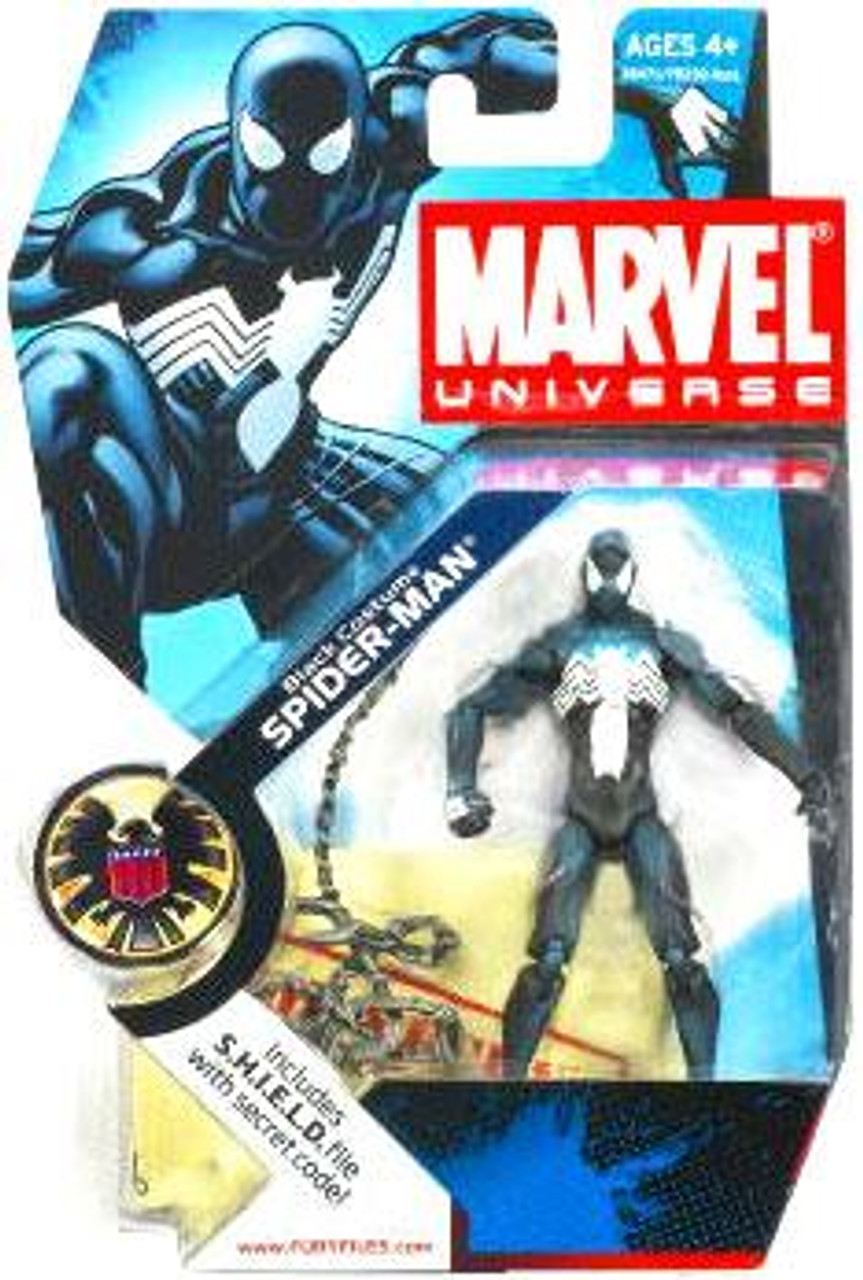 Marvel Universe Series 3 Black Costume Spider-Man Action Figure #18