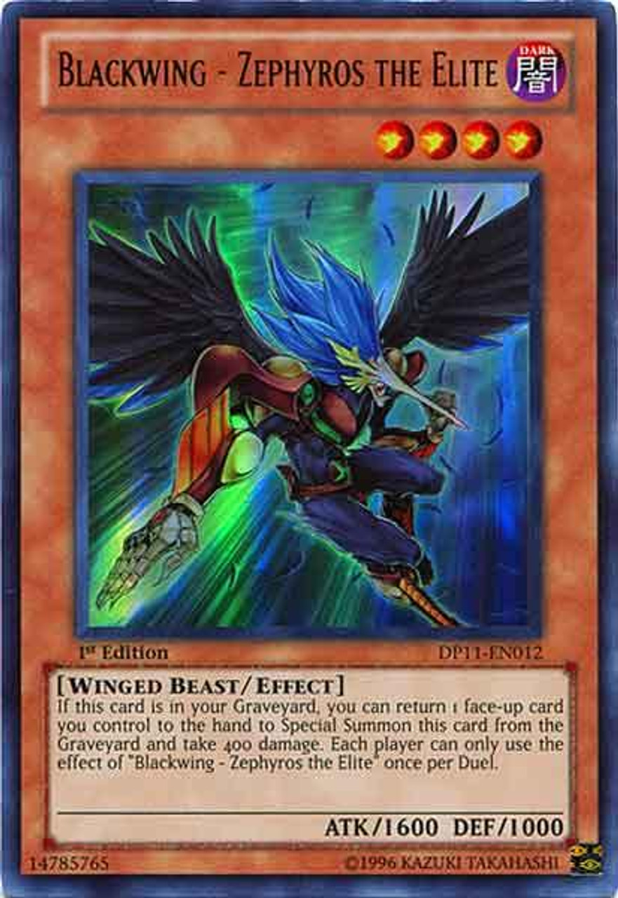 YuGiOh 5D's Duelist Pack Crow Ultra Rare Blackwing - Zephyros the Elite DP11-EN012
