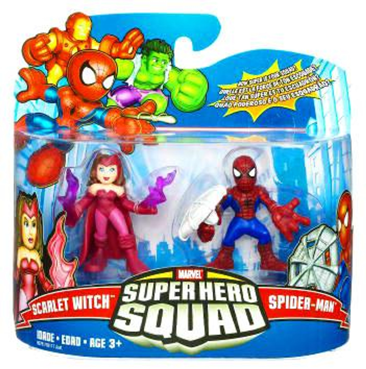 Marvel Super Hero Squad Series 17 Spider-Man & Scarlet Witch Action Figure 2-Pack