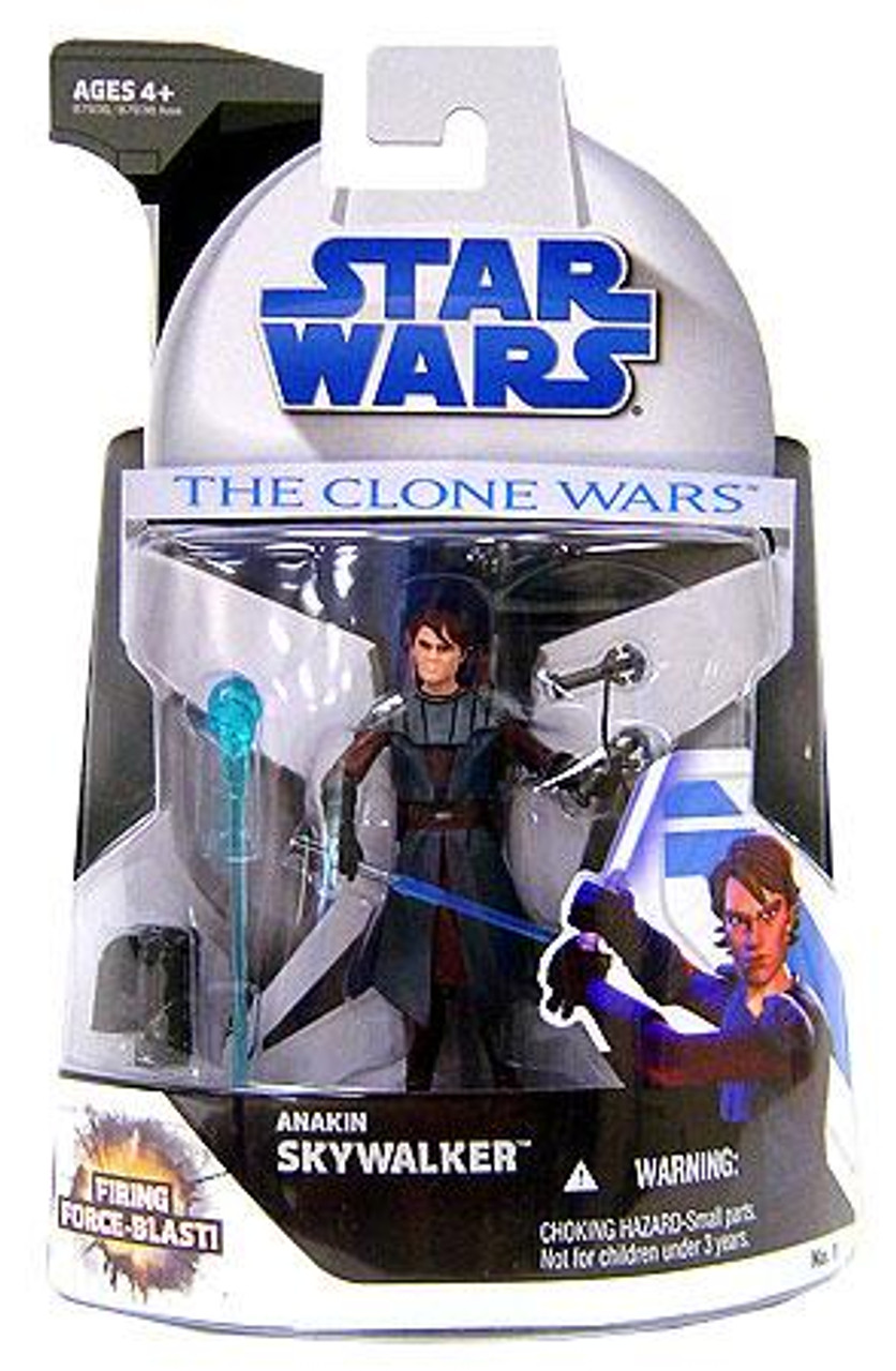 Star Wars The Clone Wars Clone Wars 2008 Anakin Skywalker Action Figure #1