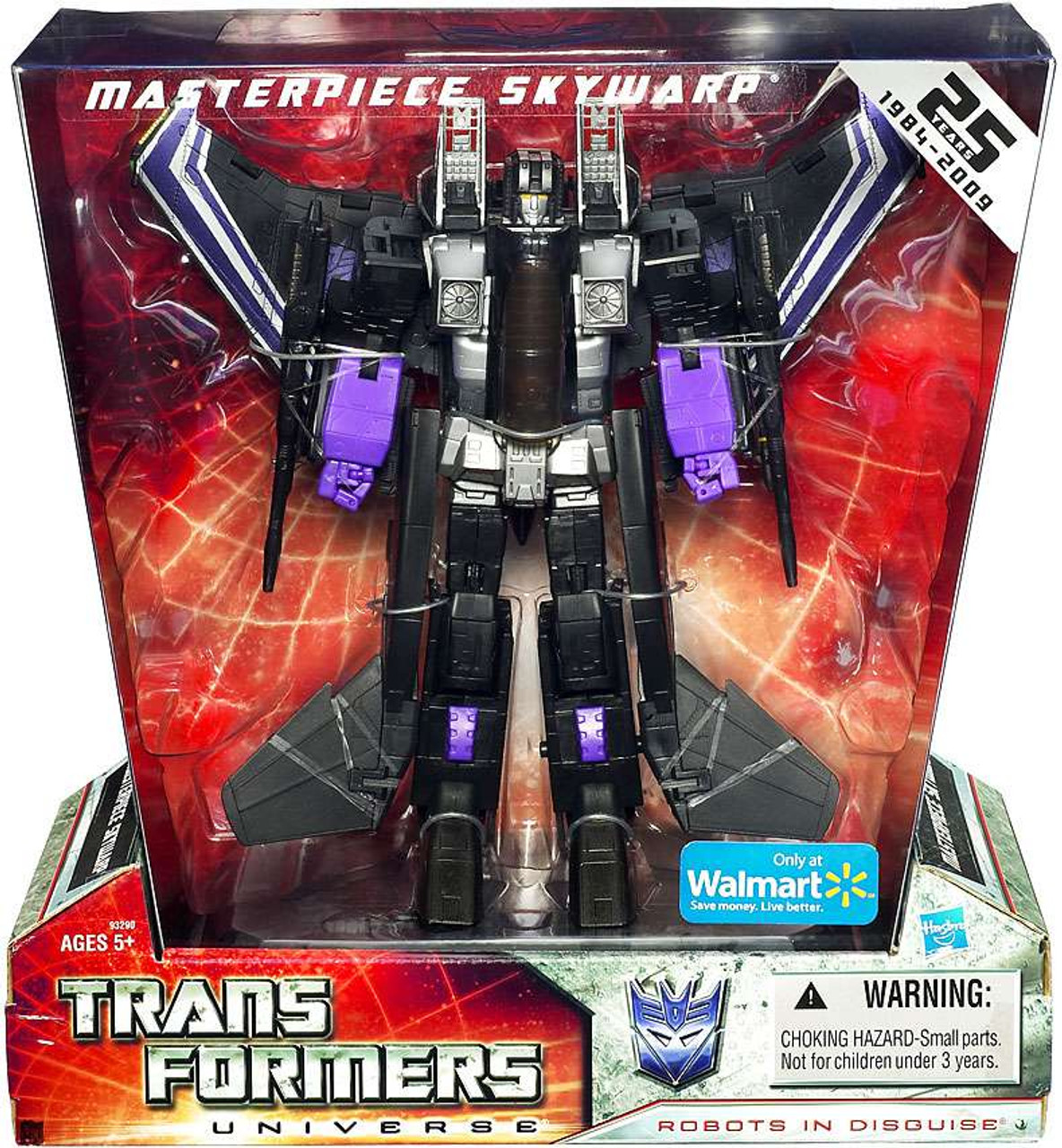 Transformers Universe 25th Anniversary Masterpiece Skywarp Exclusive Deluxe Action Figure