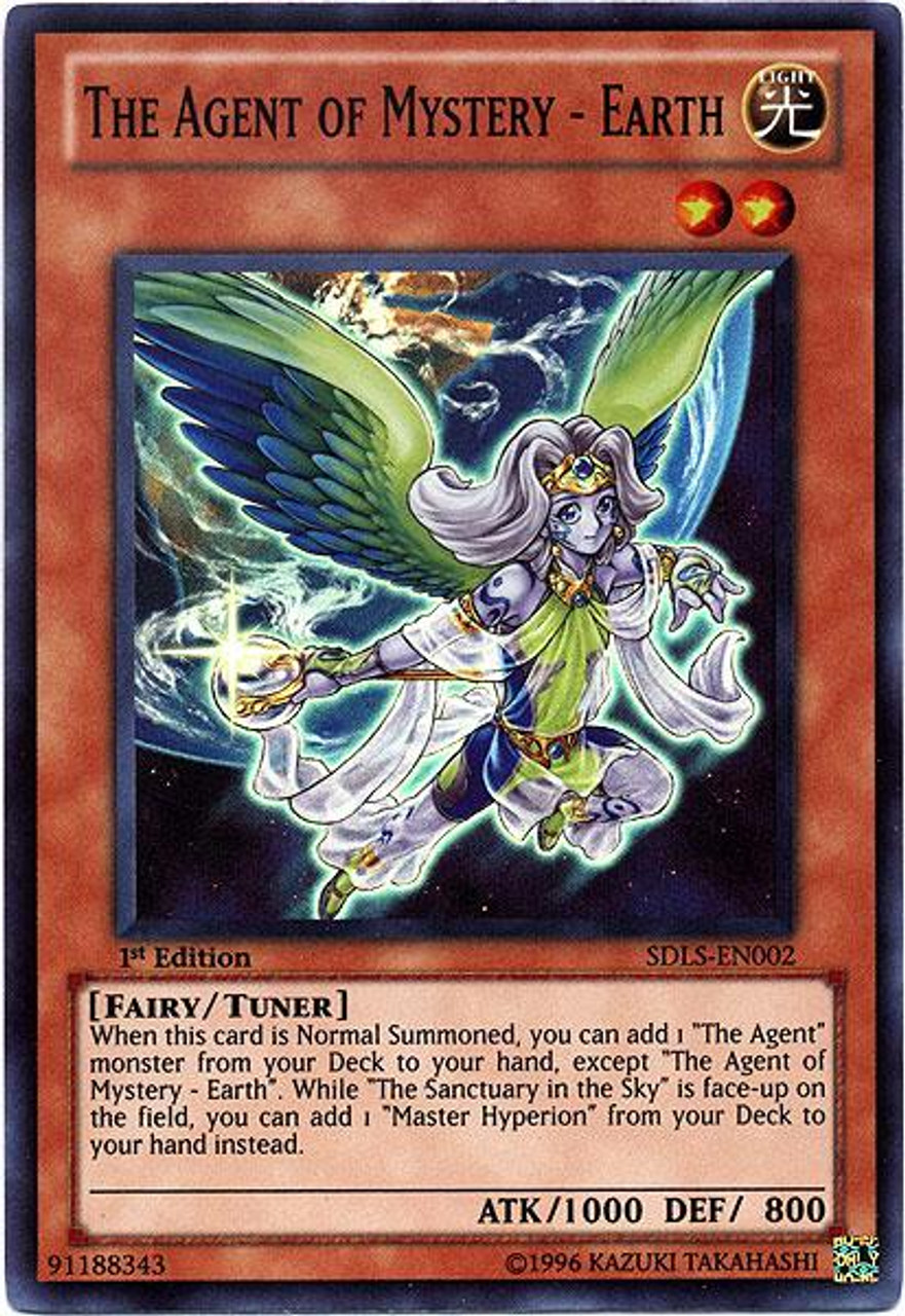 YuGiOh 5D's Structure Deck: Lost Sanctuary Super Rare The Agent of Mystery - Earth SDLS-EN002