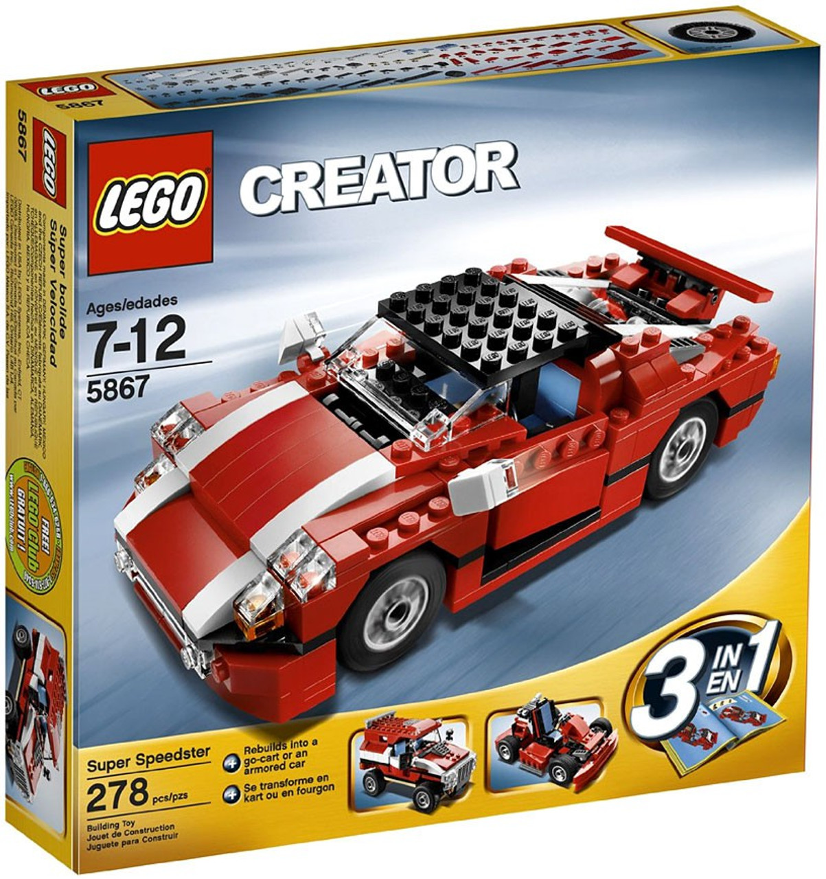 LEGO Creator Super Speedster Set #5867