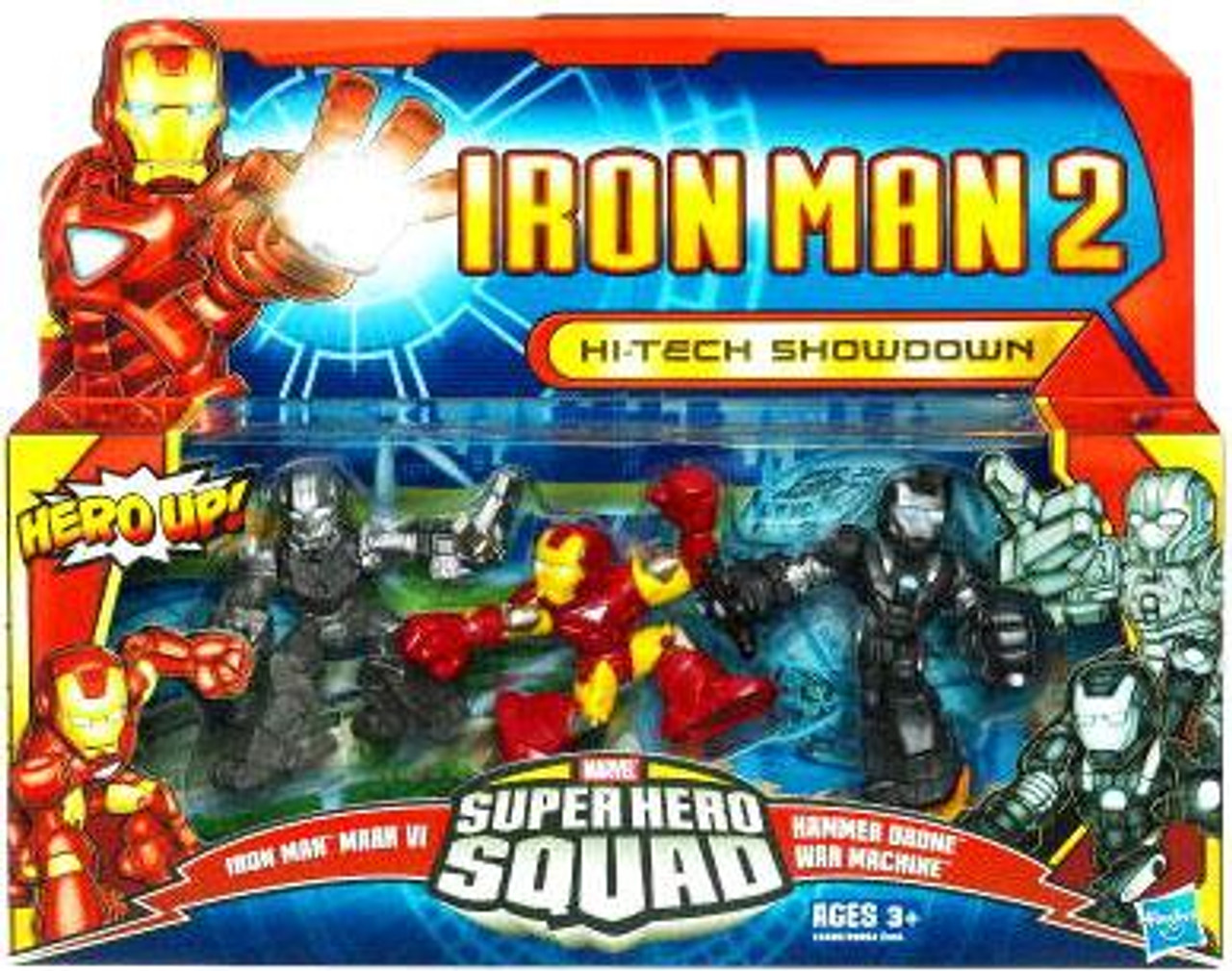 Iron Man 2 Superhero Squad Hi-Tech Showdown Action Figure 3-Pack
