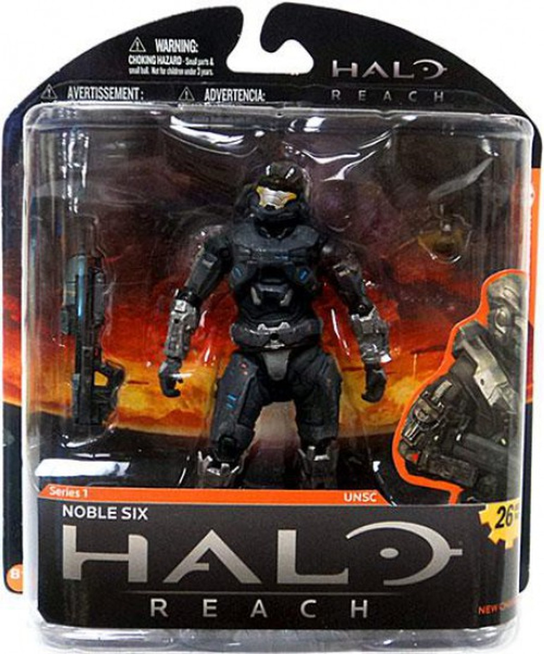 McFarlane Toys Halo Reach Series 1 Noble Six Action Figure
