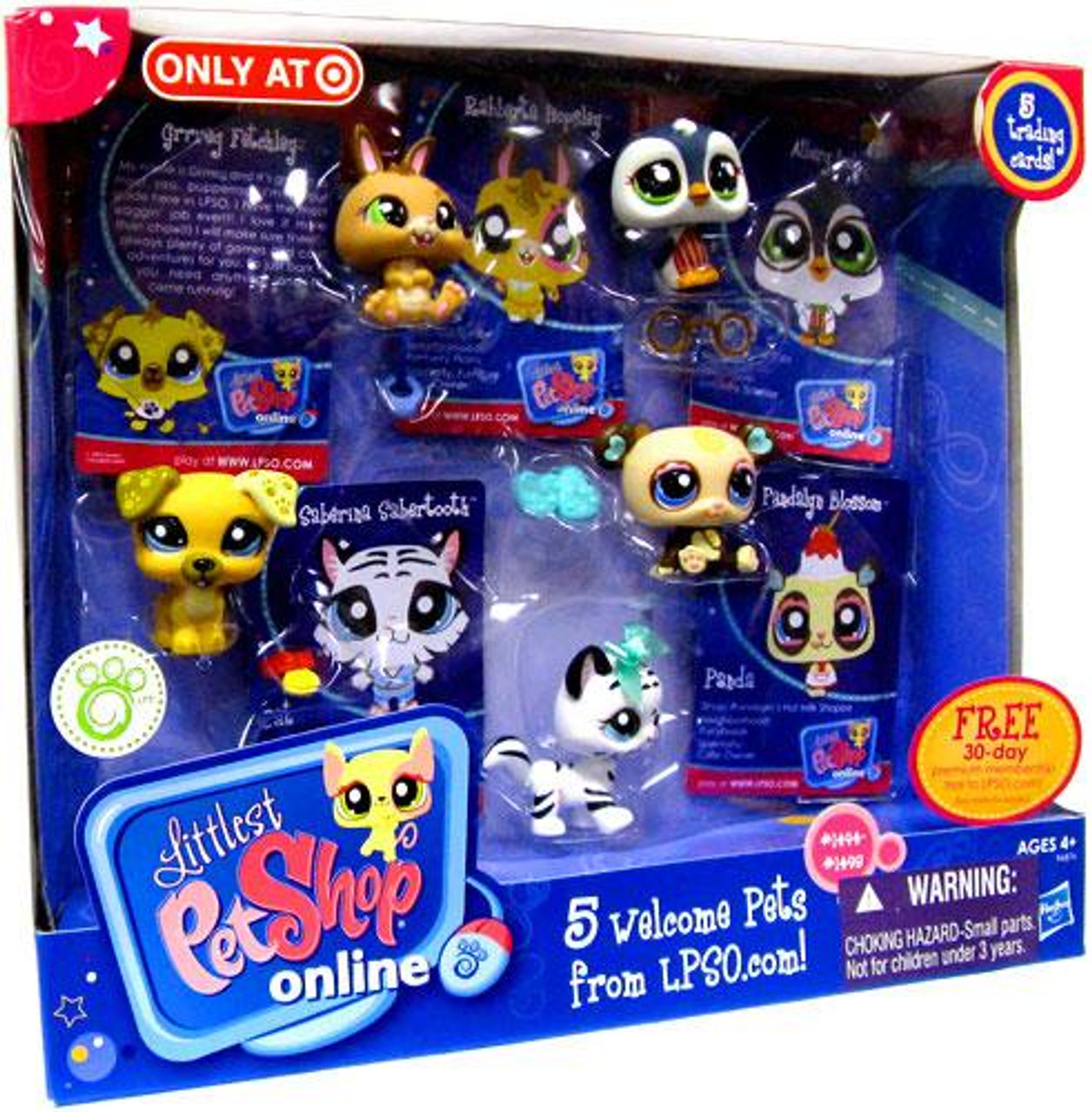 Littlest Pet Shop Online 5 Welcome Pets Exclusive Figure Set