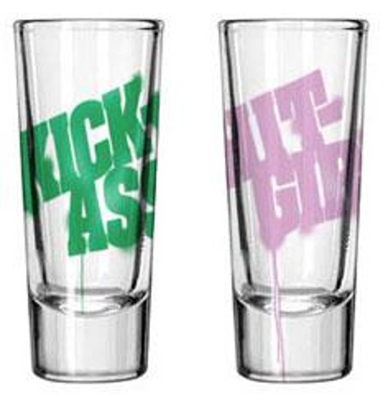 Kick-Ass & Hit Girl Shot Glass Set
