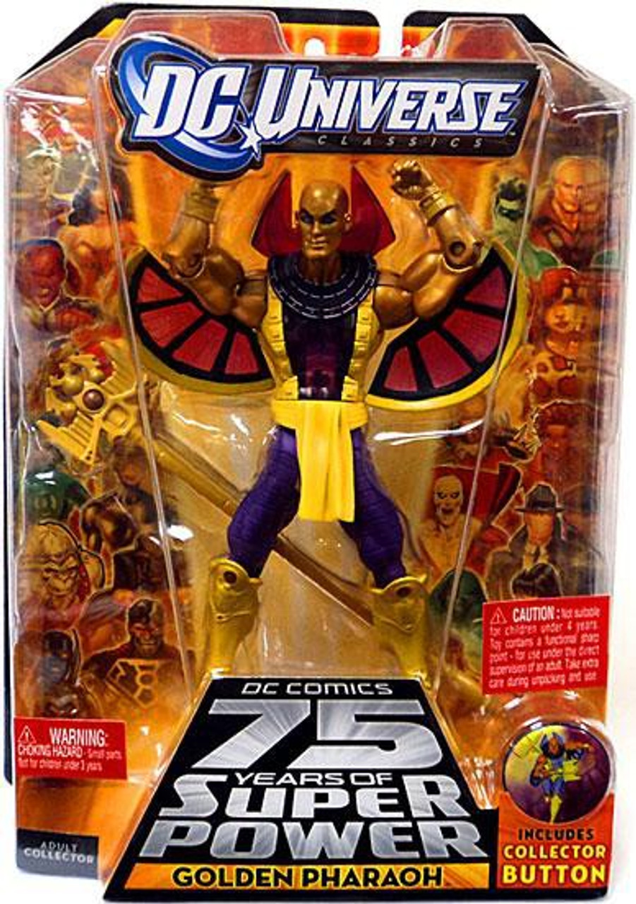 DC Universe 75 Years of Super Power Classics Validus Series Golden Pharaoh Action Figure