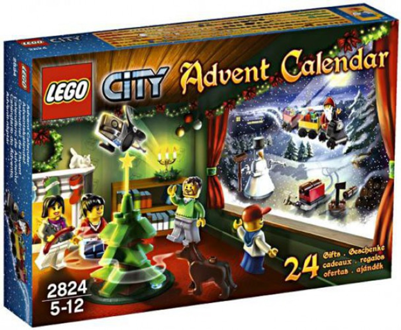 LEGO City 2010 Advent Calendar Set #2824