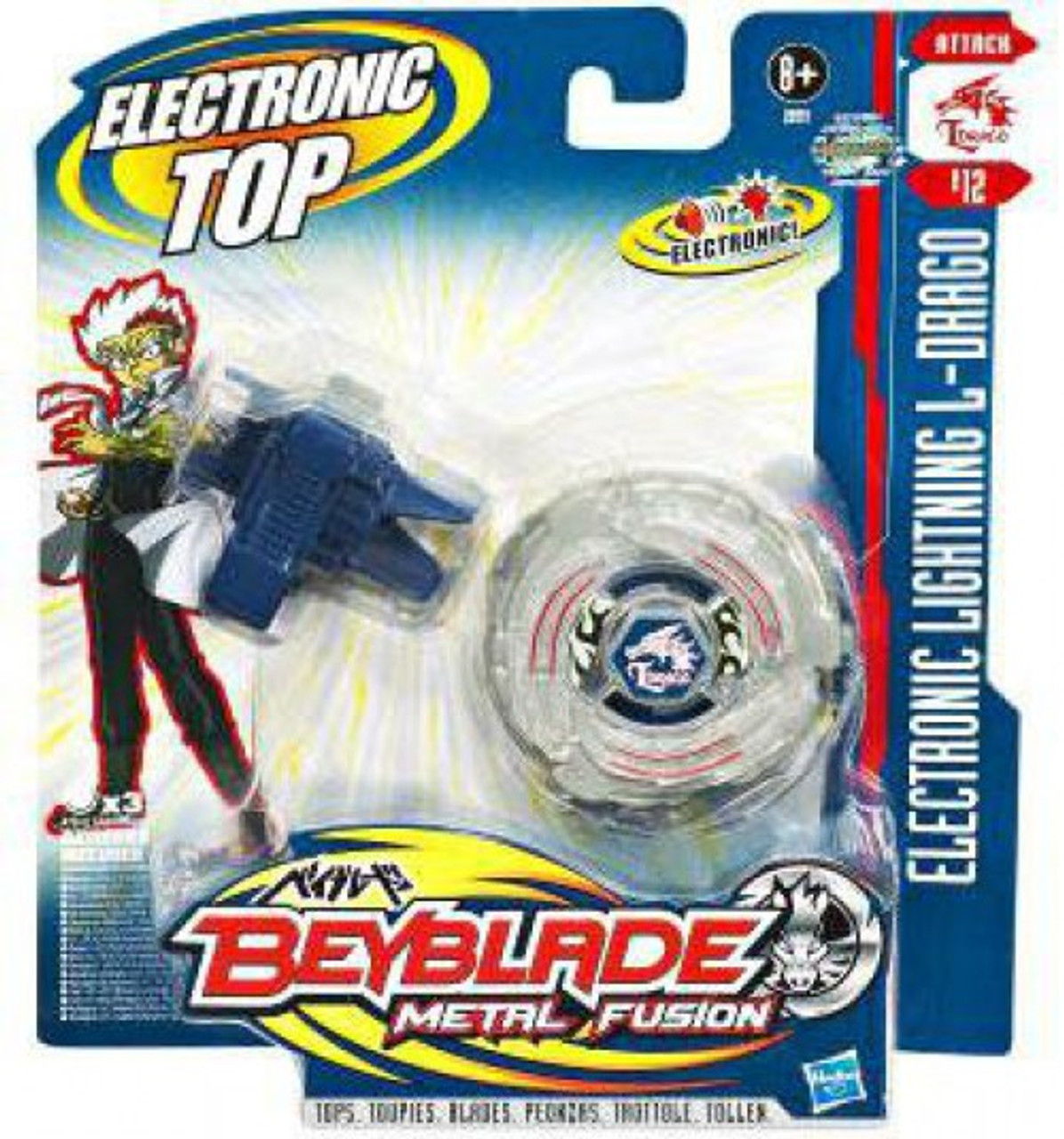 Beyblade Metal Fusion Electronic Lightning L-Drago Single Pack B-12