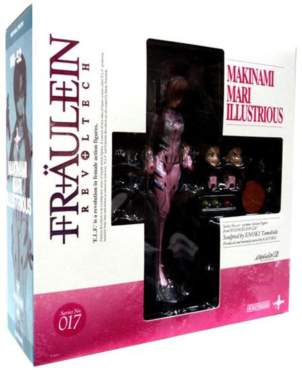Neon Genesis Evangelion Fraulein Revolution Revoltech Makinami Mari Illustrious Action Figure #017