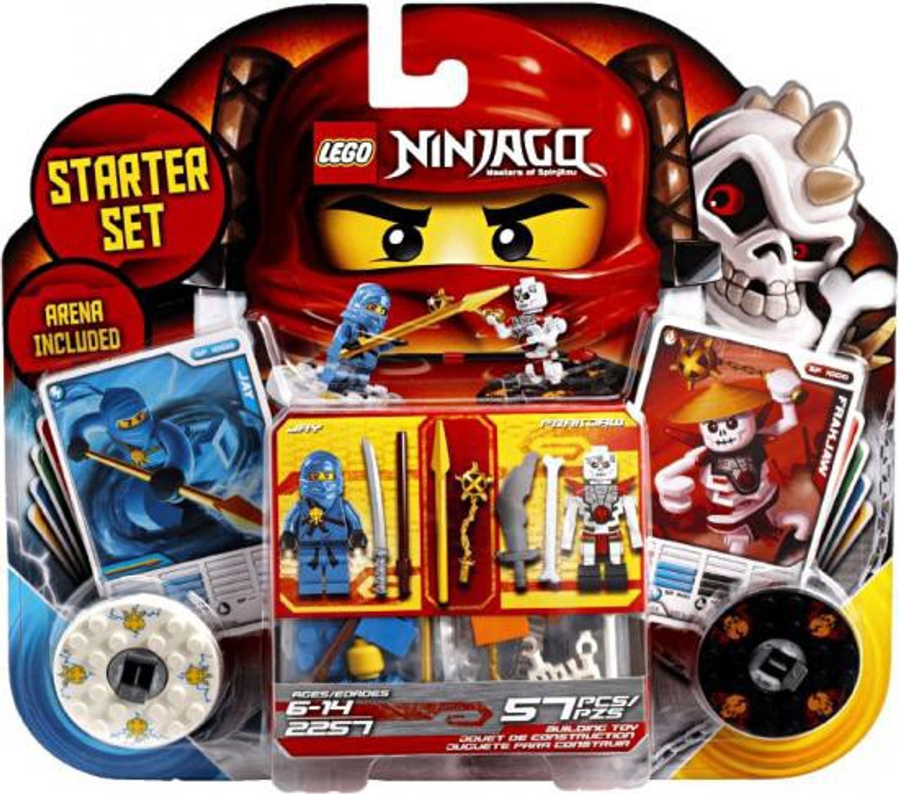 LEGO Ninjago Spinjitzu Spinners Spinjitzu Jay Vs. Frakjaw Set #2257