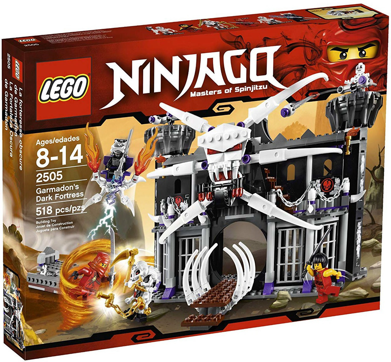 LEGO Ninjago Garmadons Dark Fortress Set 2505 - ToyWiz