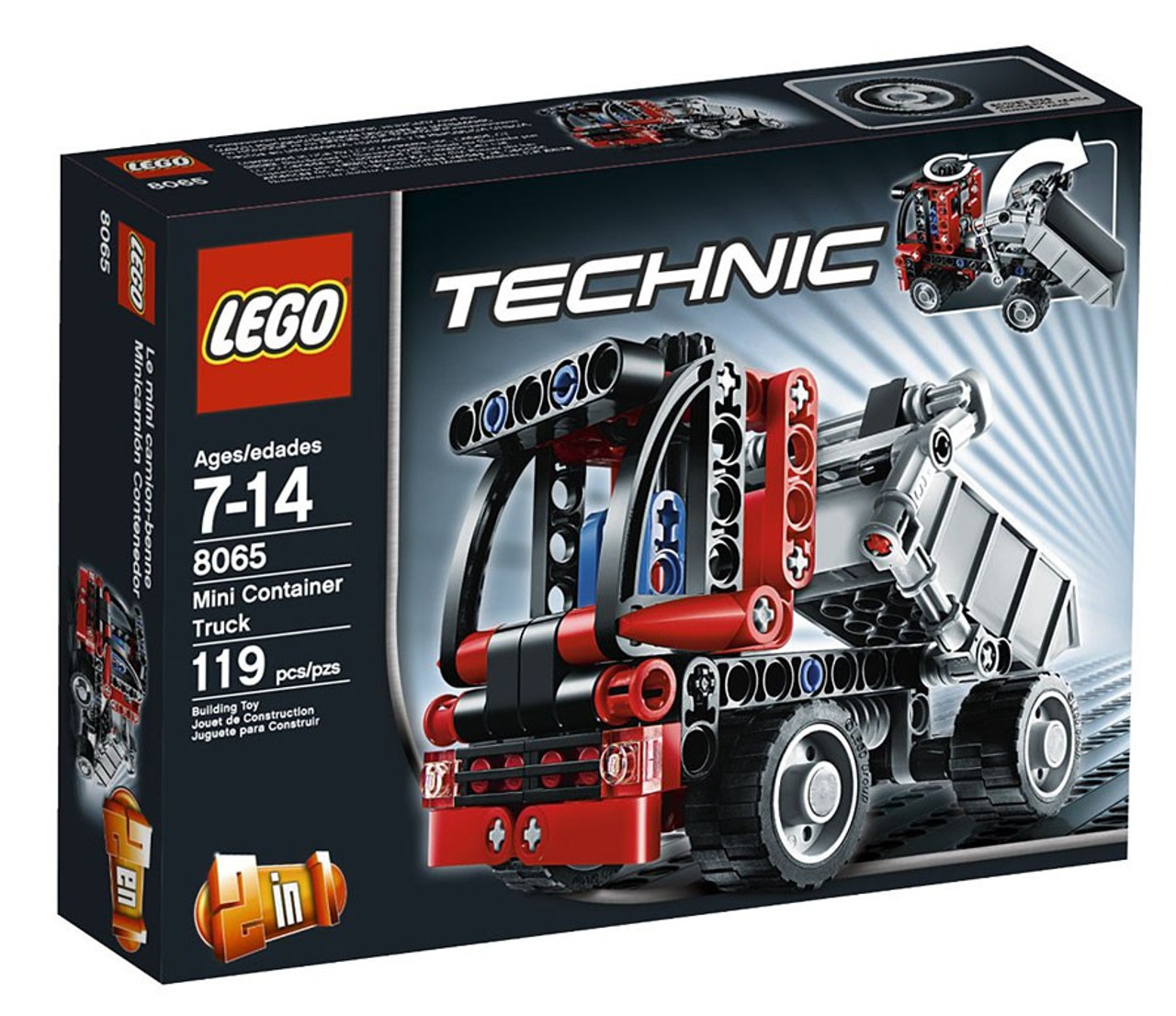LEGO Technic Mini Container Truck Set #8065