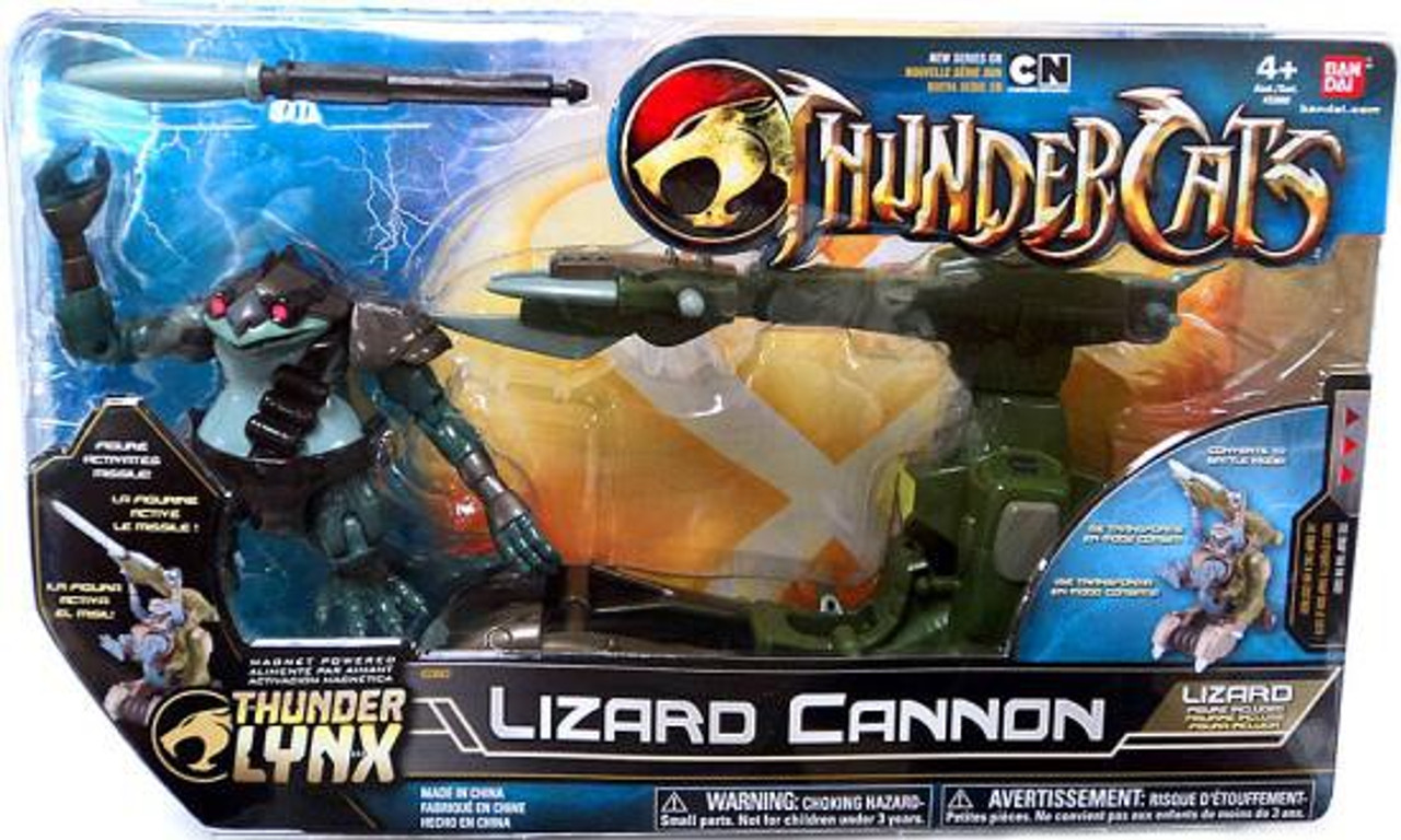 Thundercats Thunder Lynx Basic Lizard Cannon Action Figure Vehicle