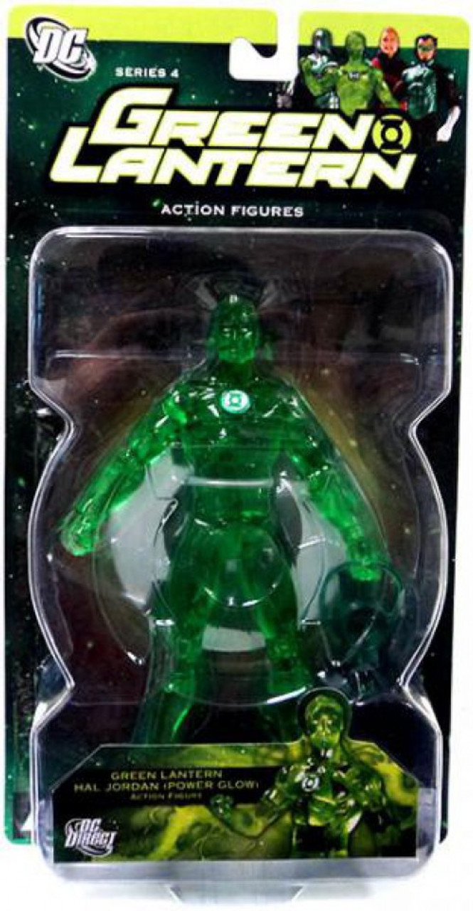 DC Green Lantern Series 4 Power Glow Hal Jordan Action Figure