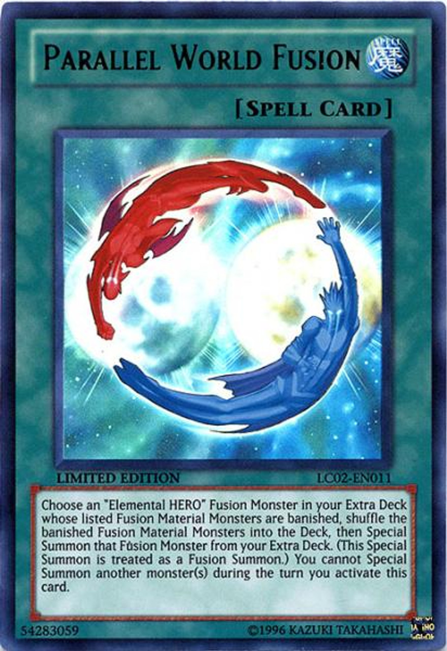 YuGiOh GX Legendary Collection 2 Ultra Rare Parallel World Fusion LC02-EN011