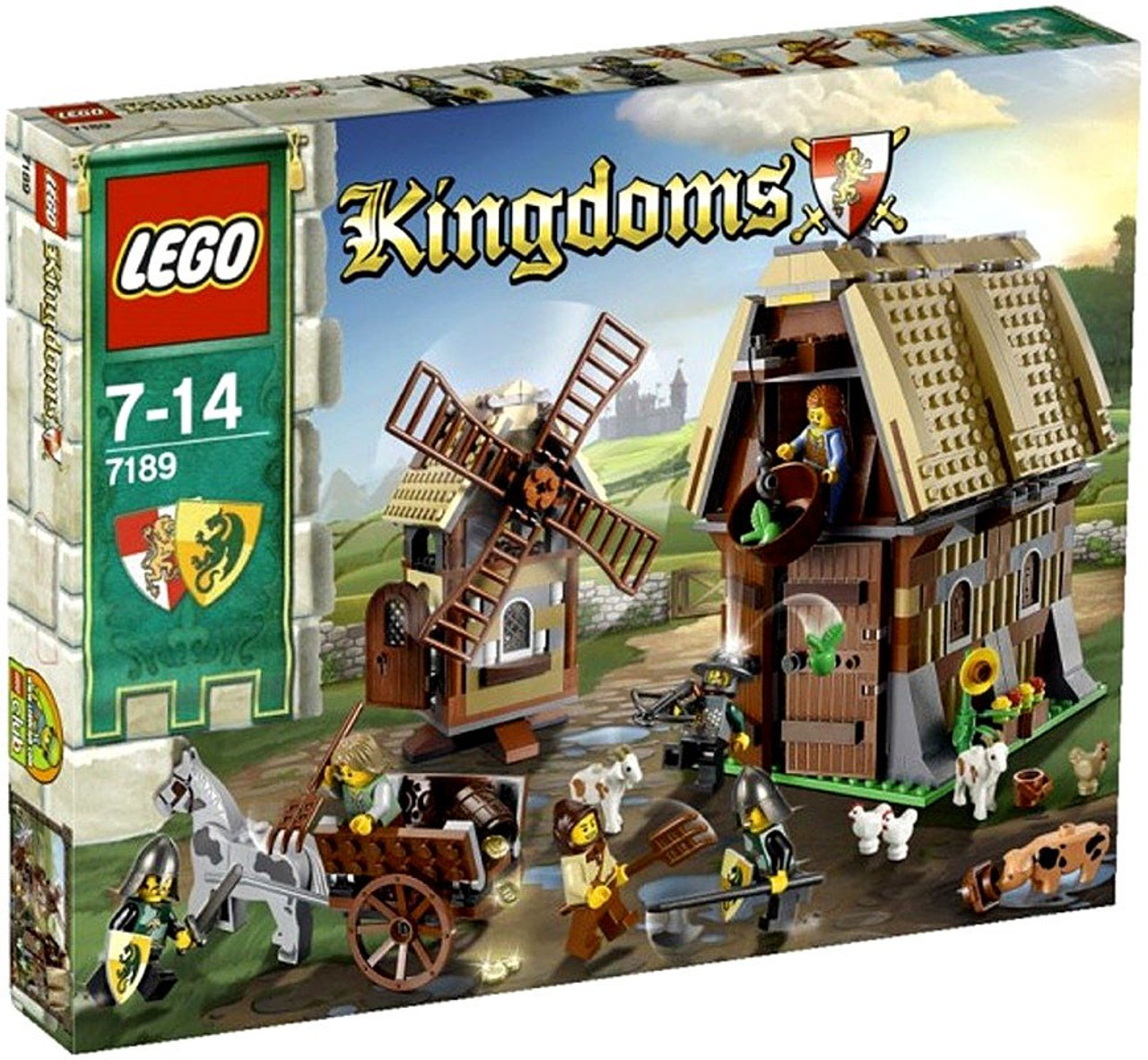LEGO Kingdoms Mill Village Raid Set #7189