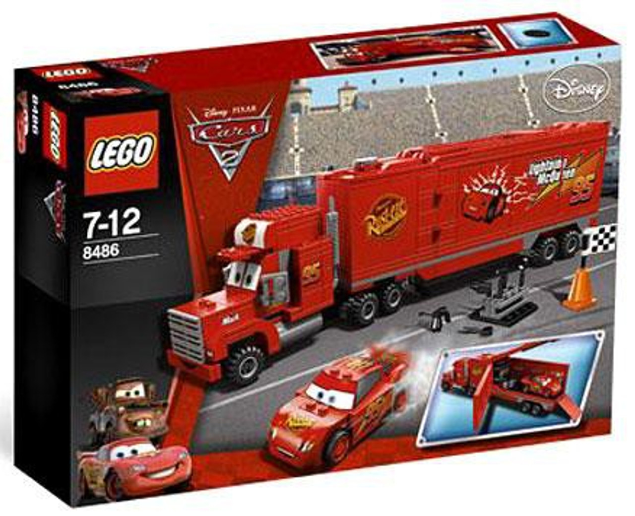 LEGO Disney Cars Cars 2 Mack's Team Truck Set #8486
