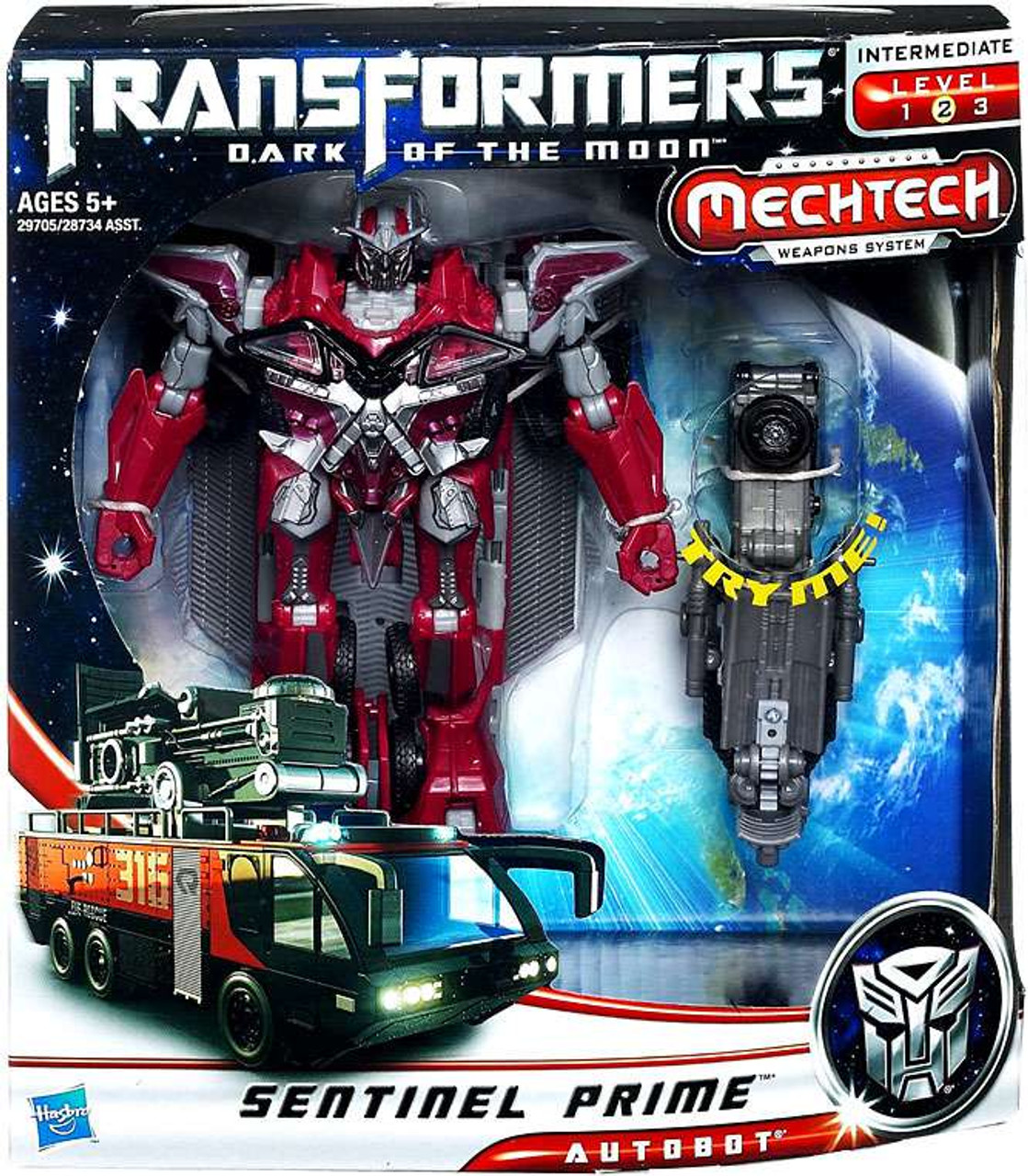 Transformers Dark of the Moon Mechtech Voyager Sentinel Prime Voyager Action Figure Hasbro Toys