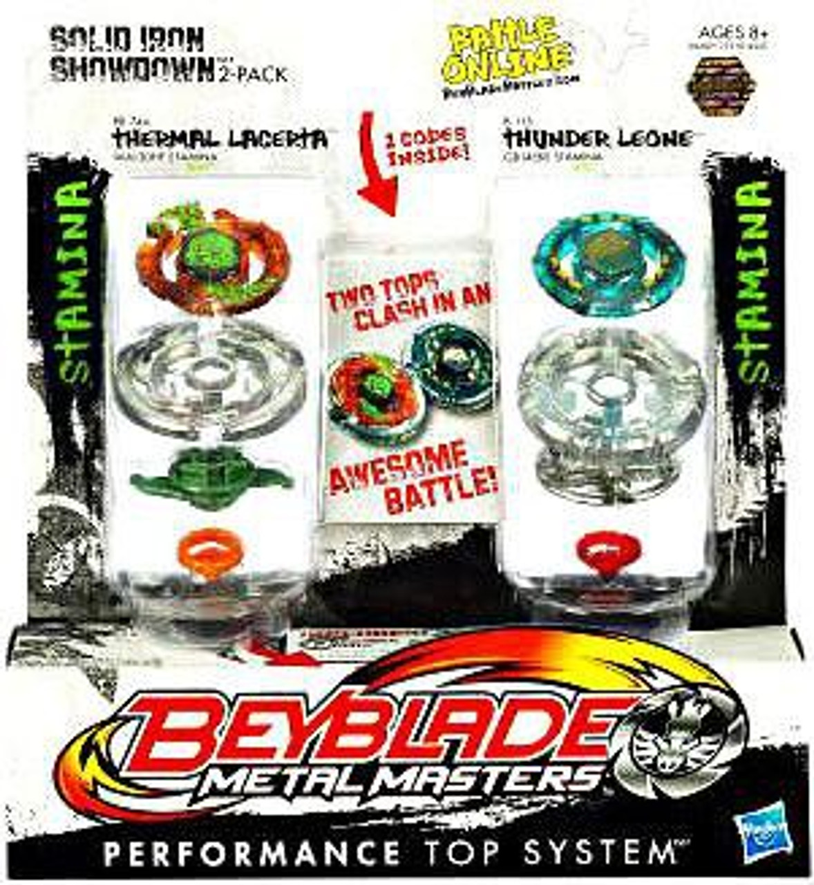 Beyblade Metal Masters Solid Iron Showdown 2-Pack BB74A