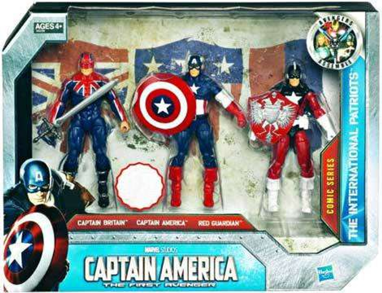 Captain America The First Avenger Concept Series The International Patriots Exclusive Action Figure 3-Pack