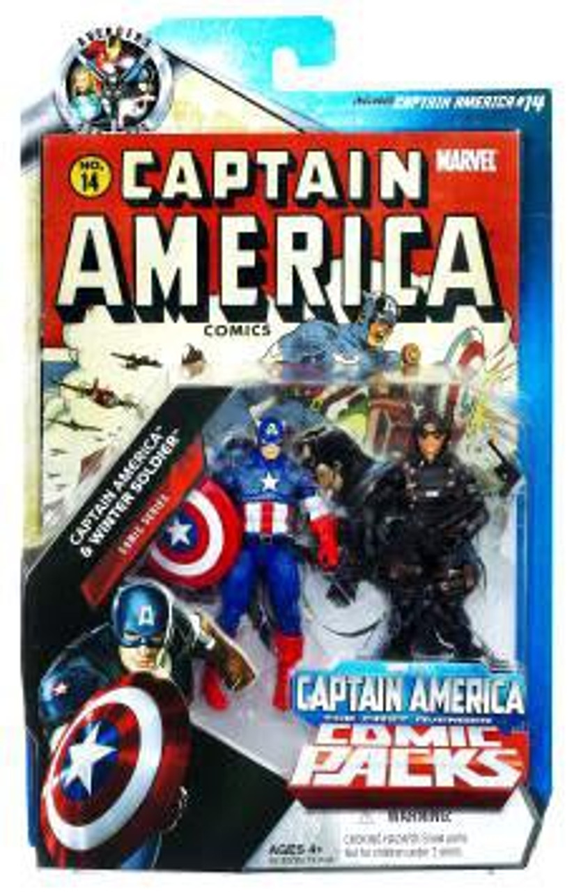Marvel Universe Captain America & Winter Soldier Exclusive Action Figure 2-Pack