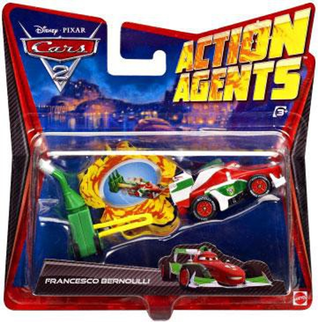 Disney Cars Cars 2 Action Agents Francesco Bernoulli Plastic Car