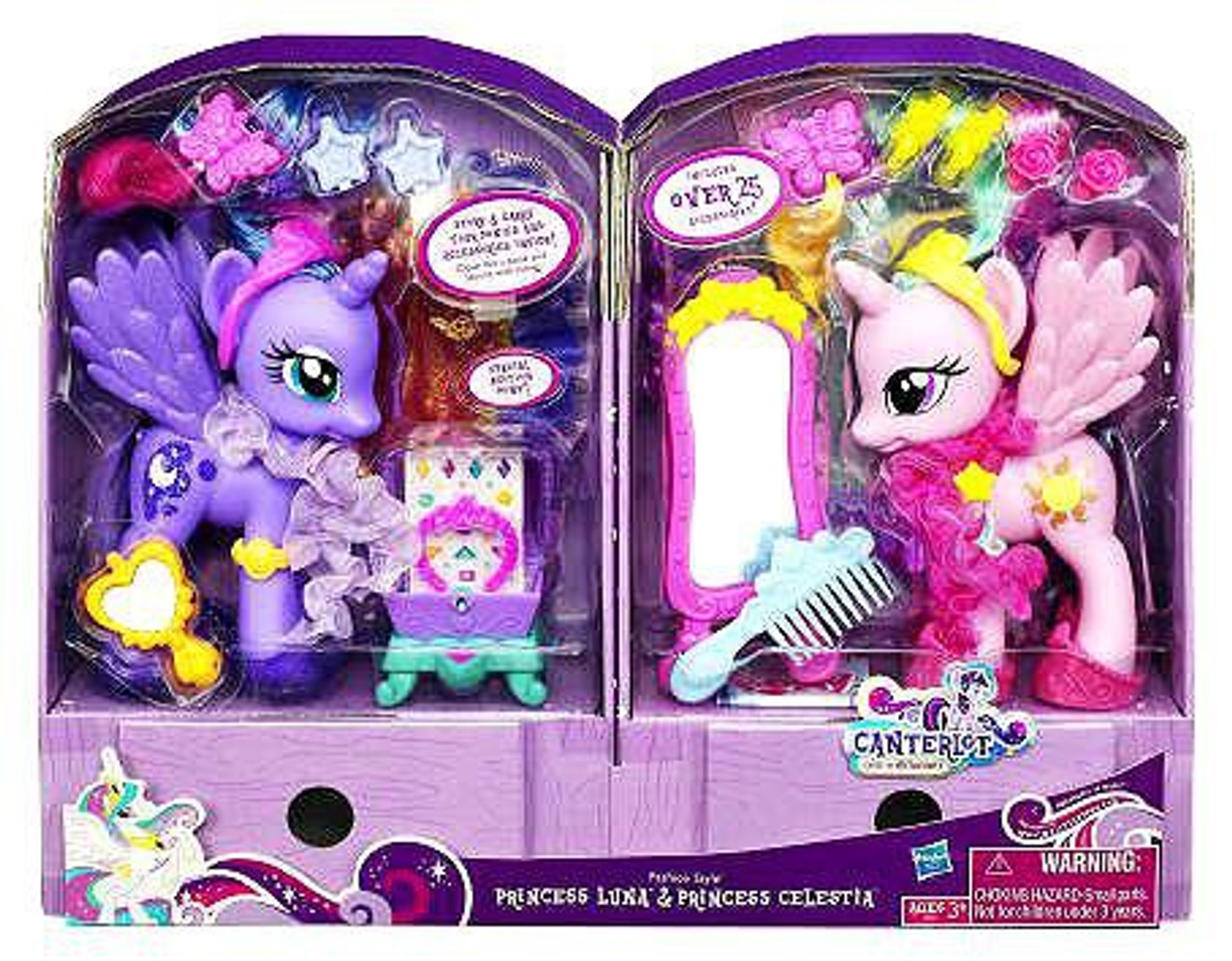My Little Pony Canterlot Fashion Style Princess Luna & Princess Celestia Exclusive 6-Inch Figure 2-Pack