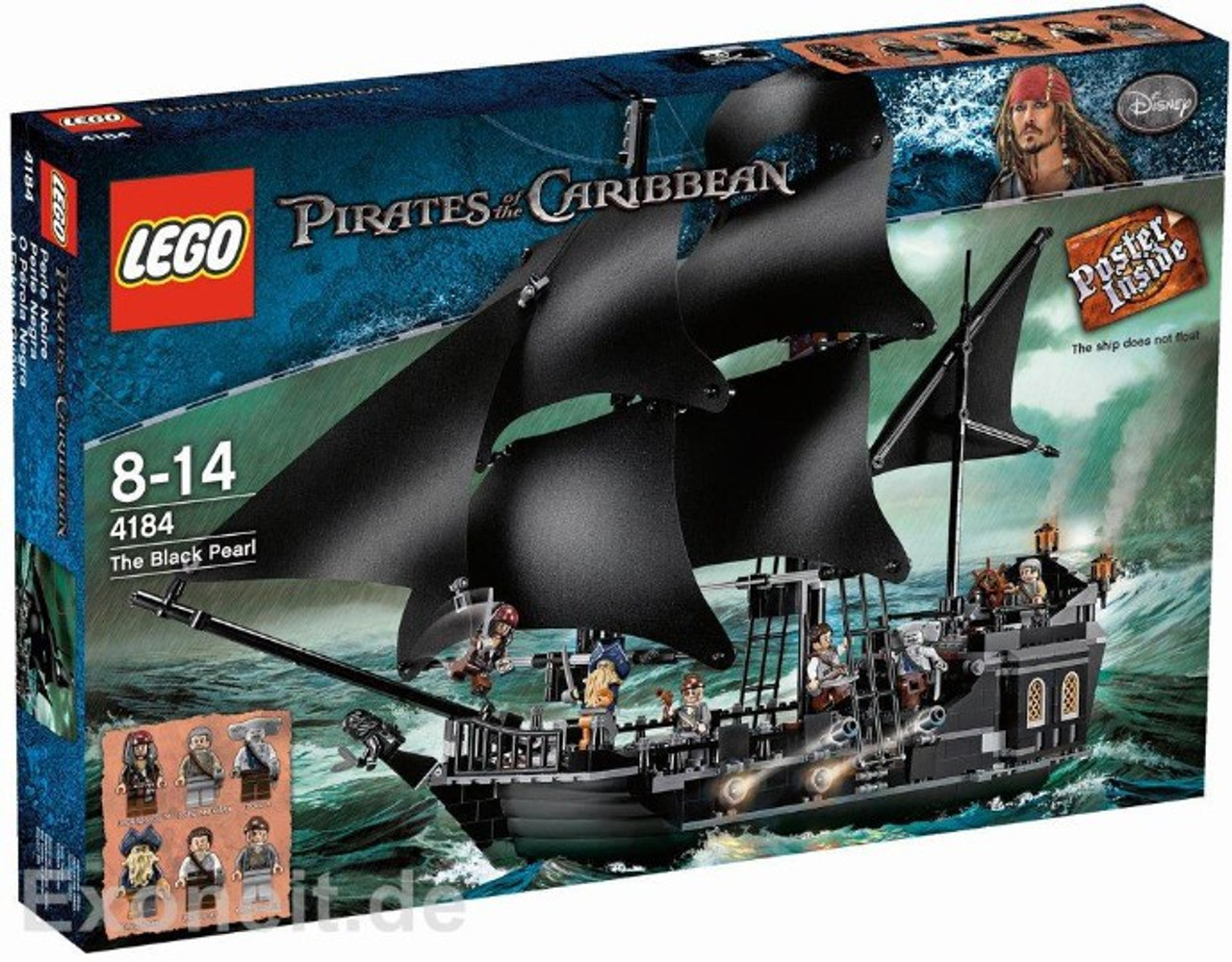 LEGO Pirates of the Caribbean The Black Pearl Set #4184