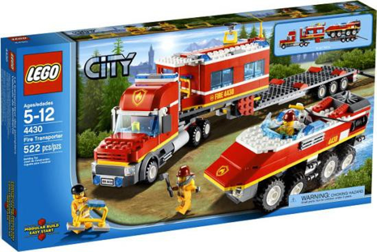 LEGO City Fire Transporter Exclusive Set #4430
