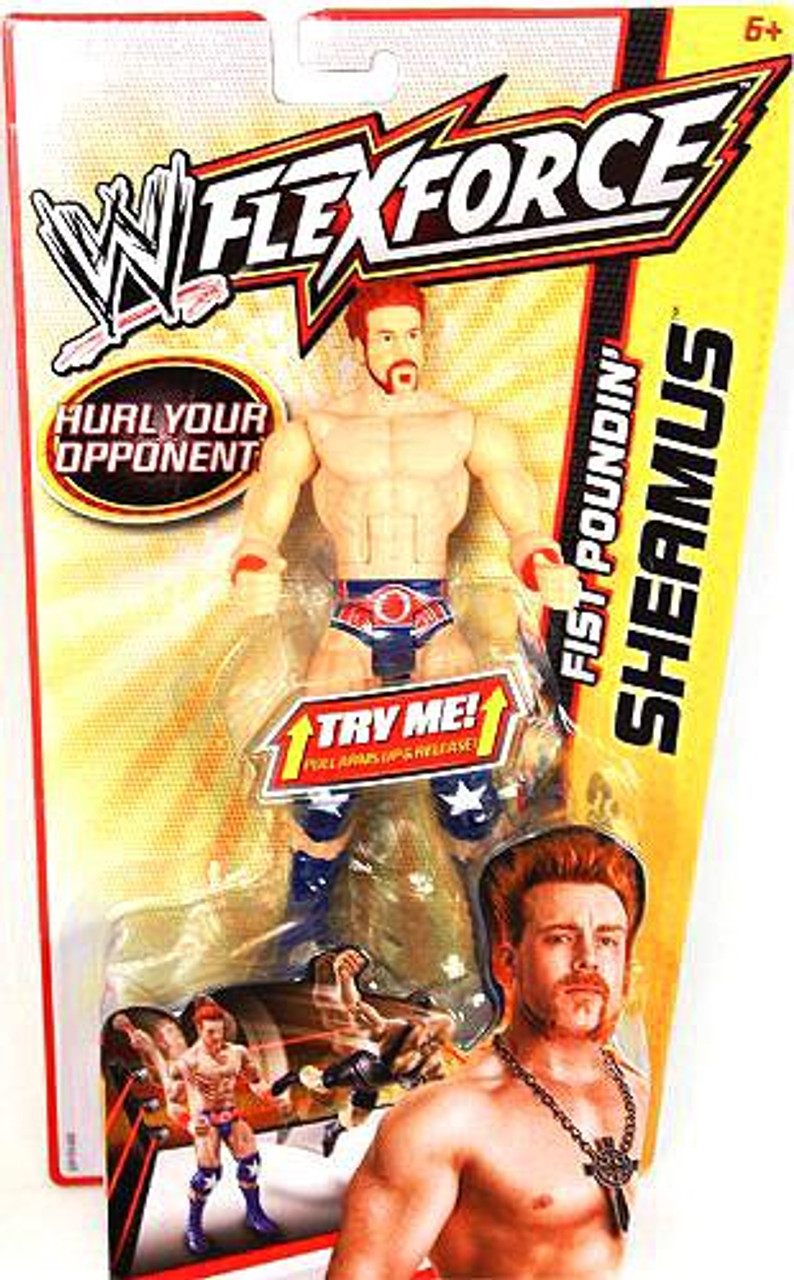 WWE Wrestling FlexForce Fist Poundin' Sheamus Action Figure