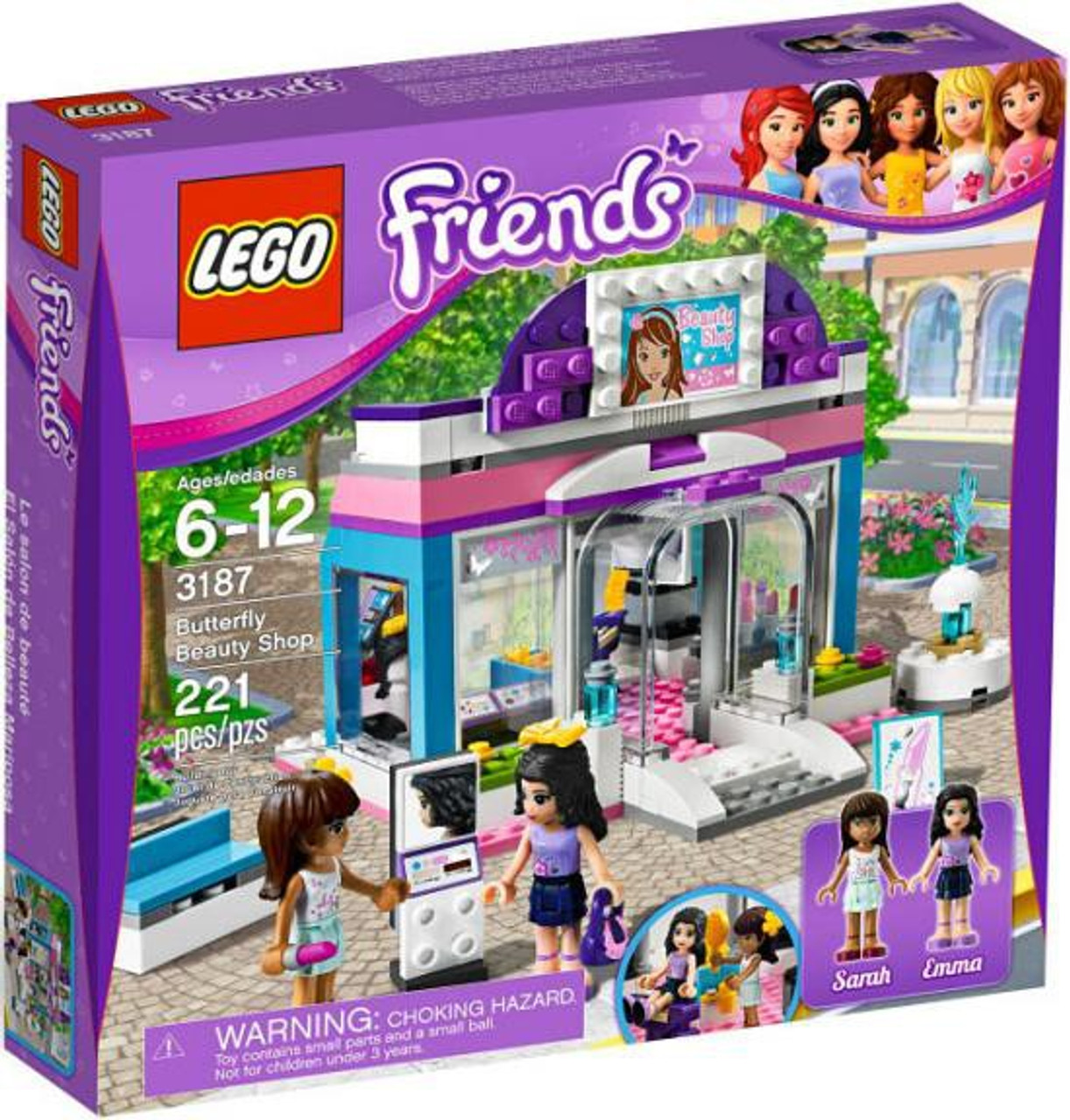 LEGO Friends Butterfly Beauty Shop Set #3187