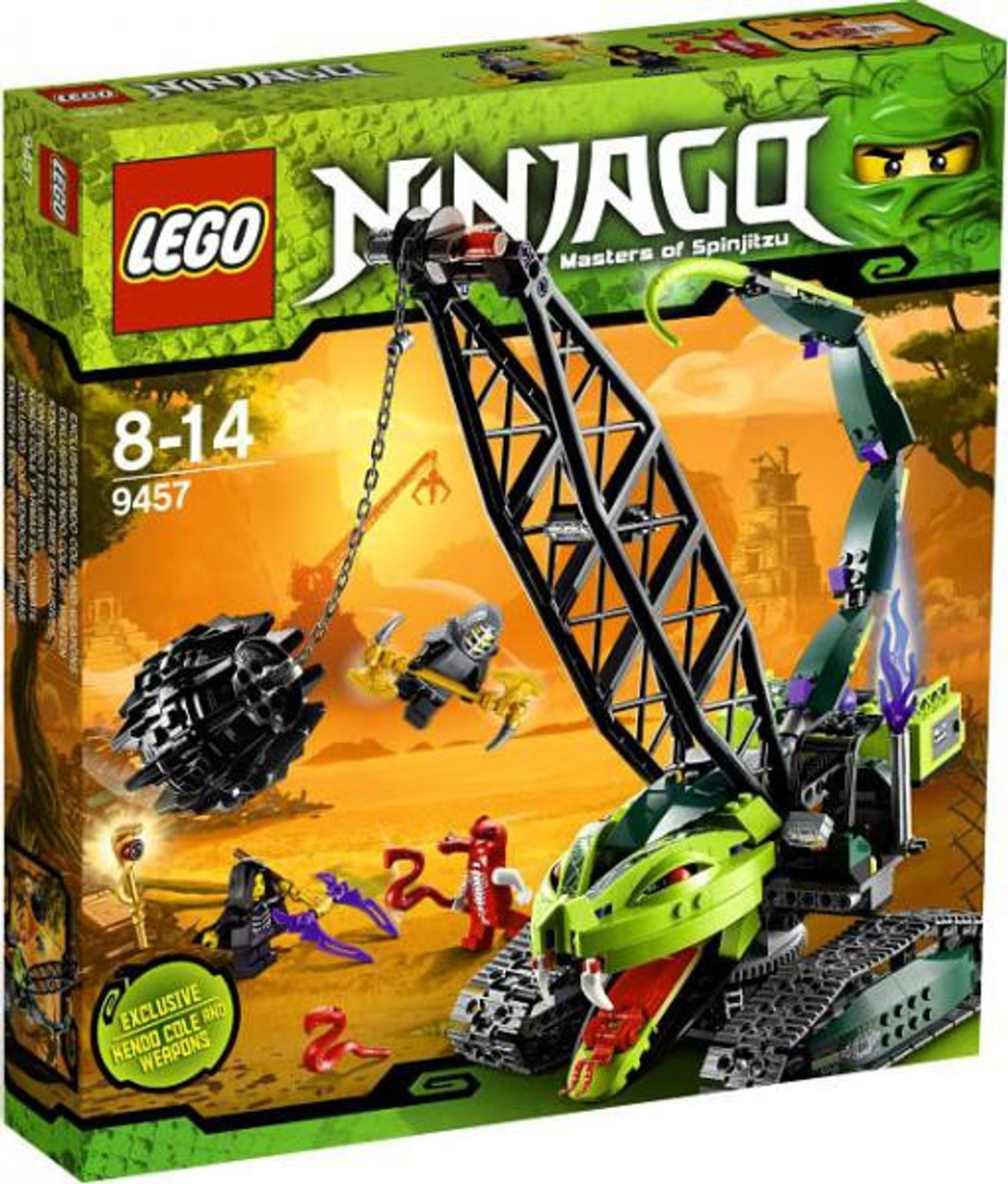 LEGO Ninjago Fangpyre Wrecking Ball Set #9457
