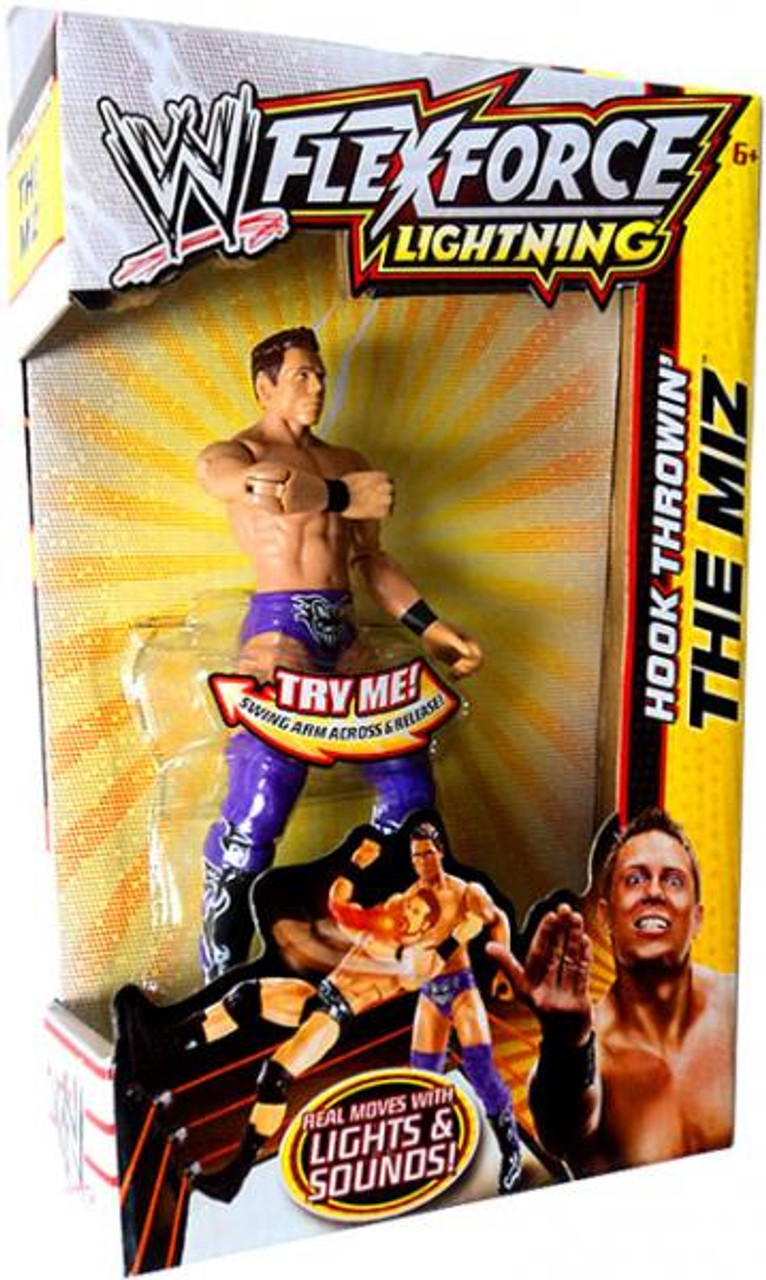 WWE Wrestling FlexForce Lightning The Miz Action Figure
