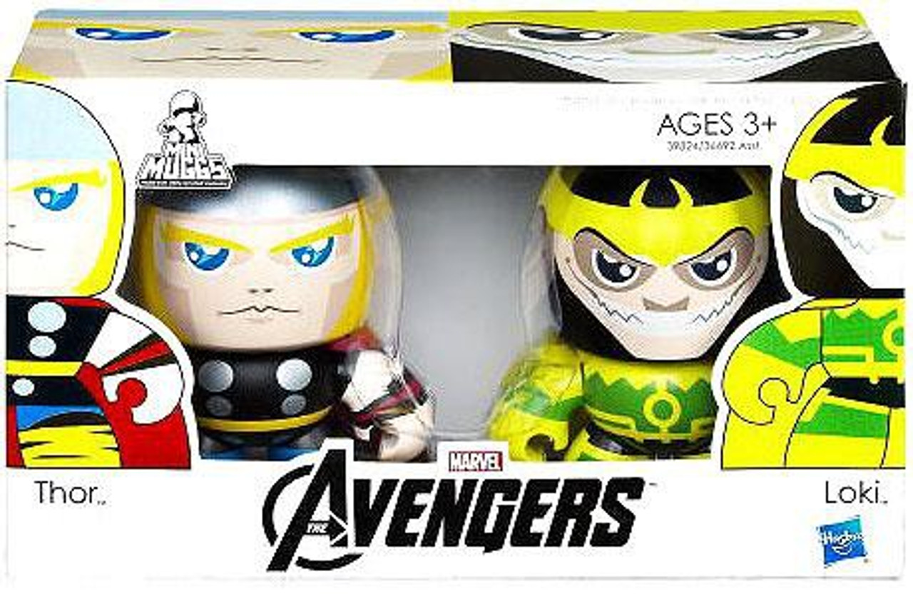Marvel Avengers Mini Muggs Thor & Loki Vinyl Figure 2-Pack