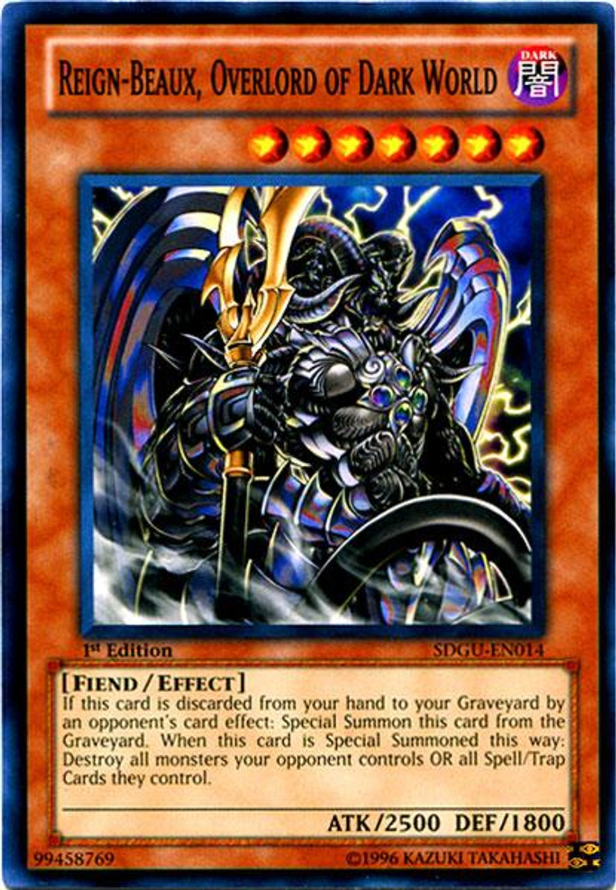 YuGiOh 5D's Structure Deck: Gates of the Underworld Common Reign-Beaux, Overlord of Dark World SDGU-EN014